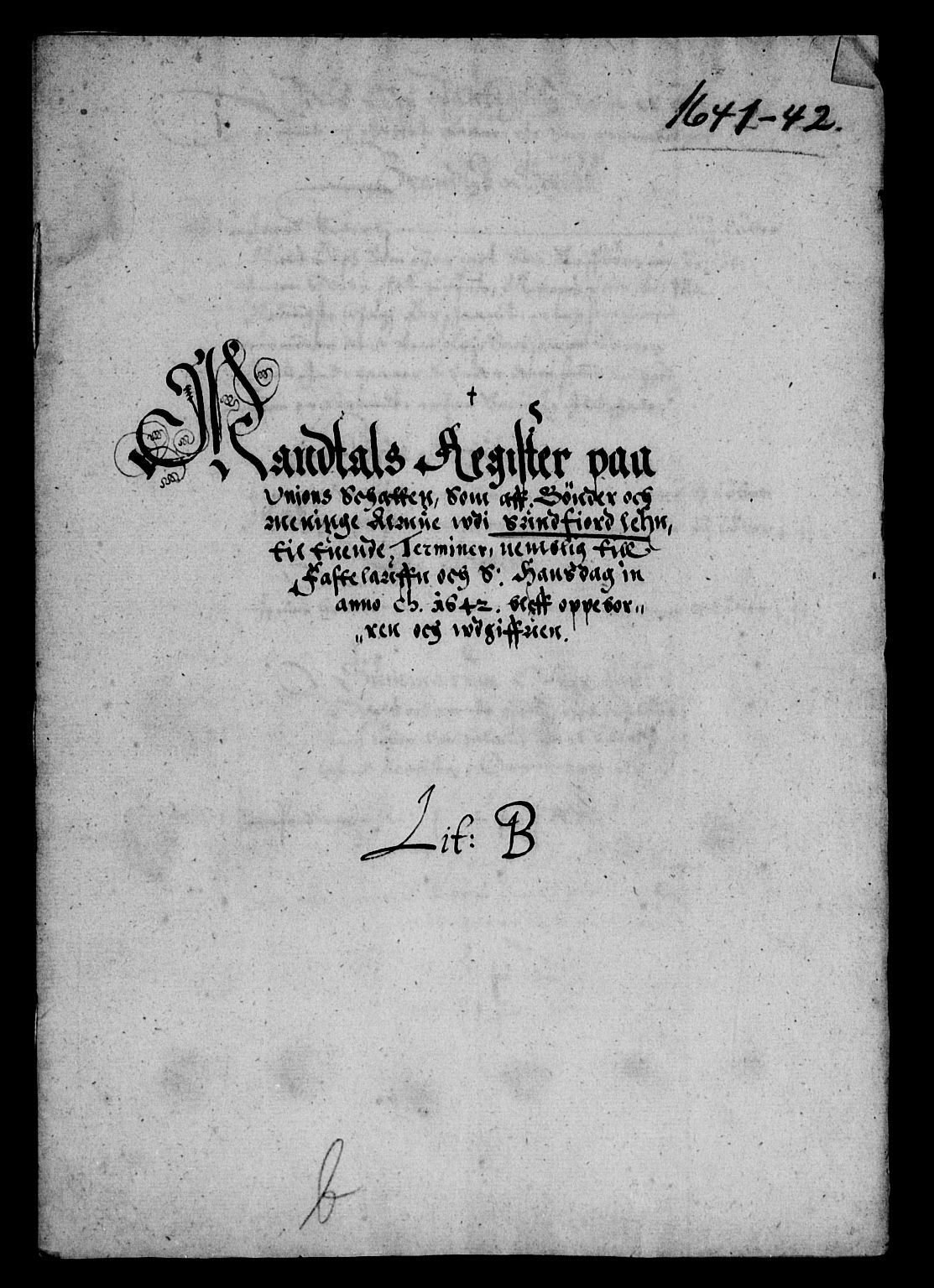 Rentekammeret inntil 1814, Reviderte regnskaper, Lensregnskaper, AV/RA-EA-5023/R/Rb/Rbt/L0093: Bergenhus len, 1642-1643