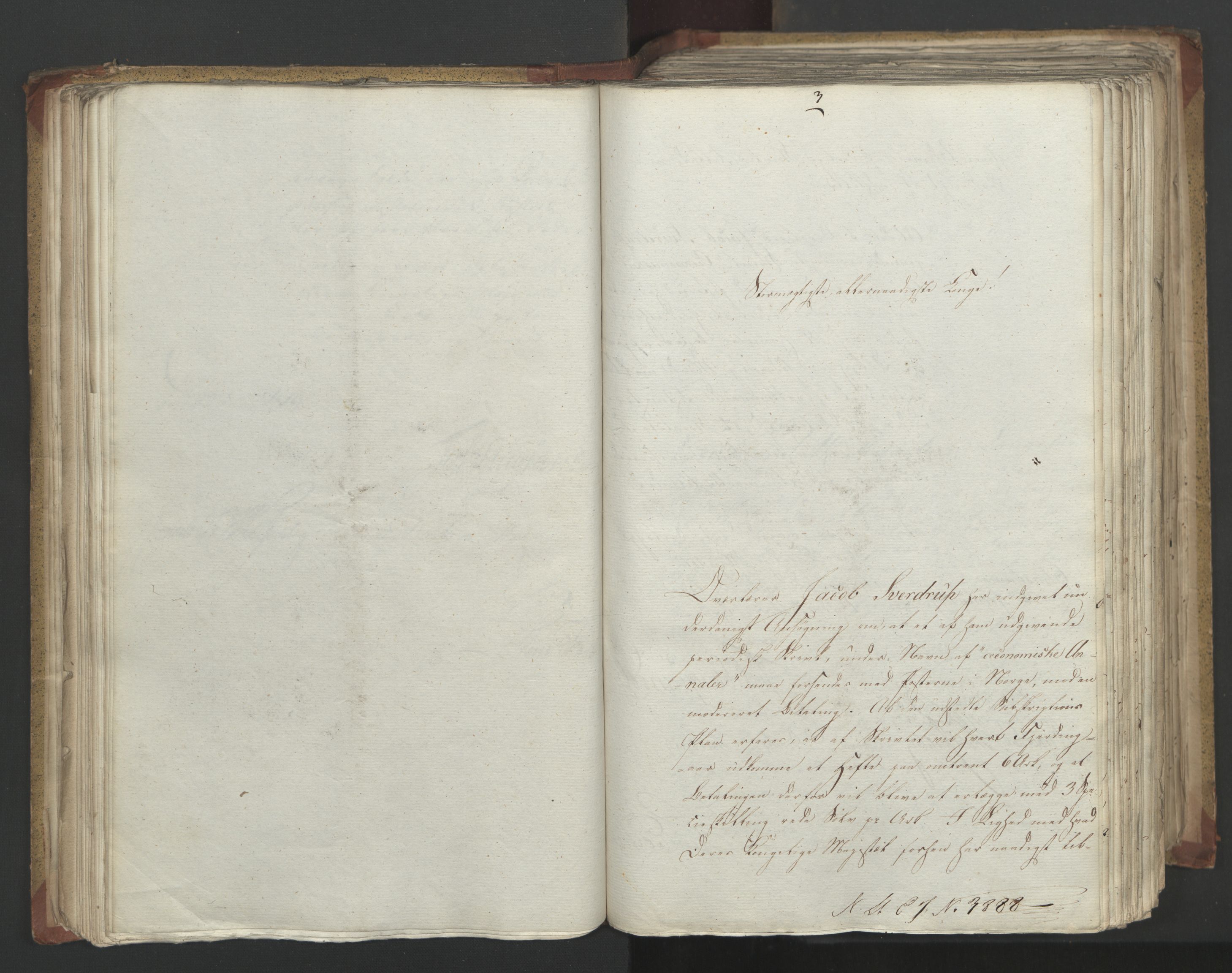 Statsrådsavdelingen i Stockholm, AV/RA-S-1003/D/Da/L0019: Regjeringsinnstillinger nr. 3856-4052, 1819, p. 77