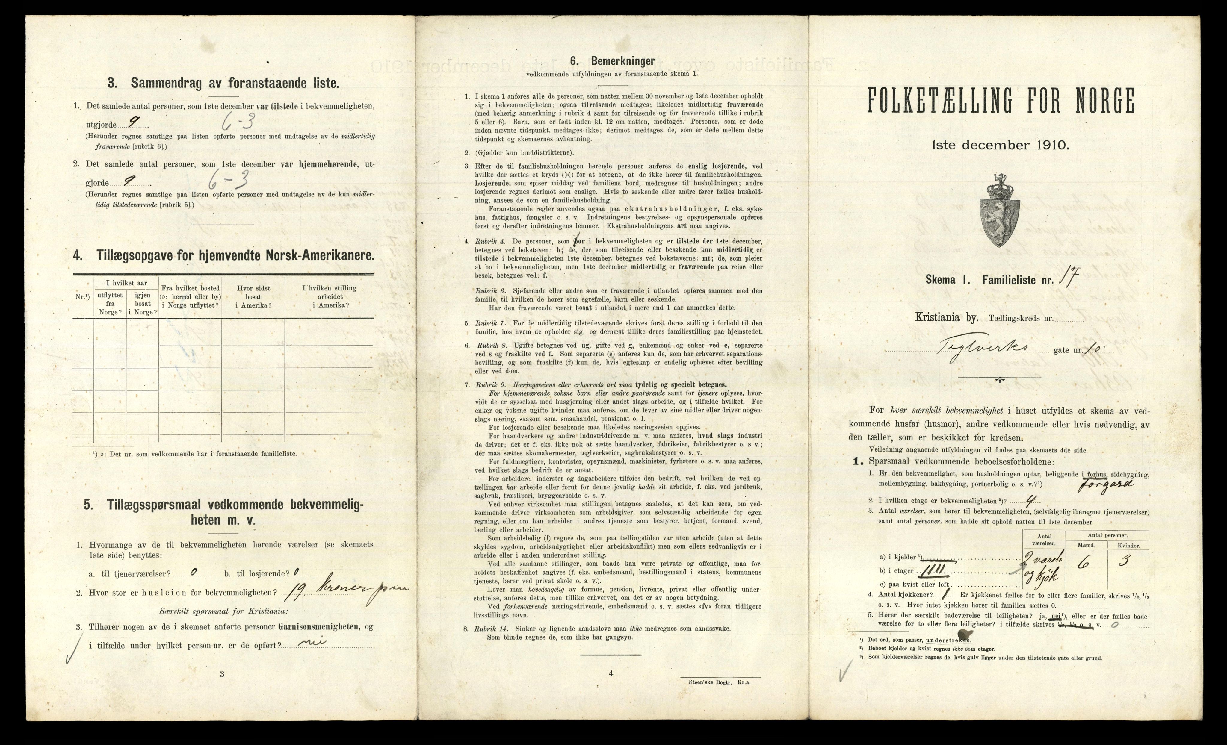 RA, 1910 census for Kristiania, 1910, p. 103429