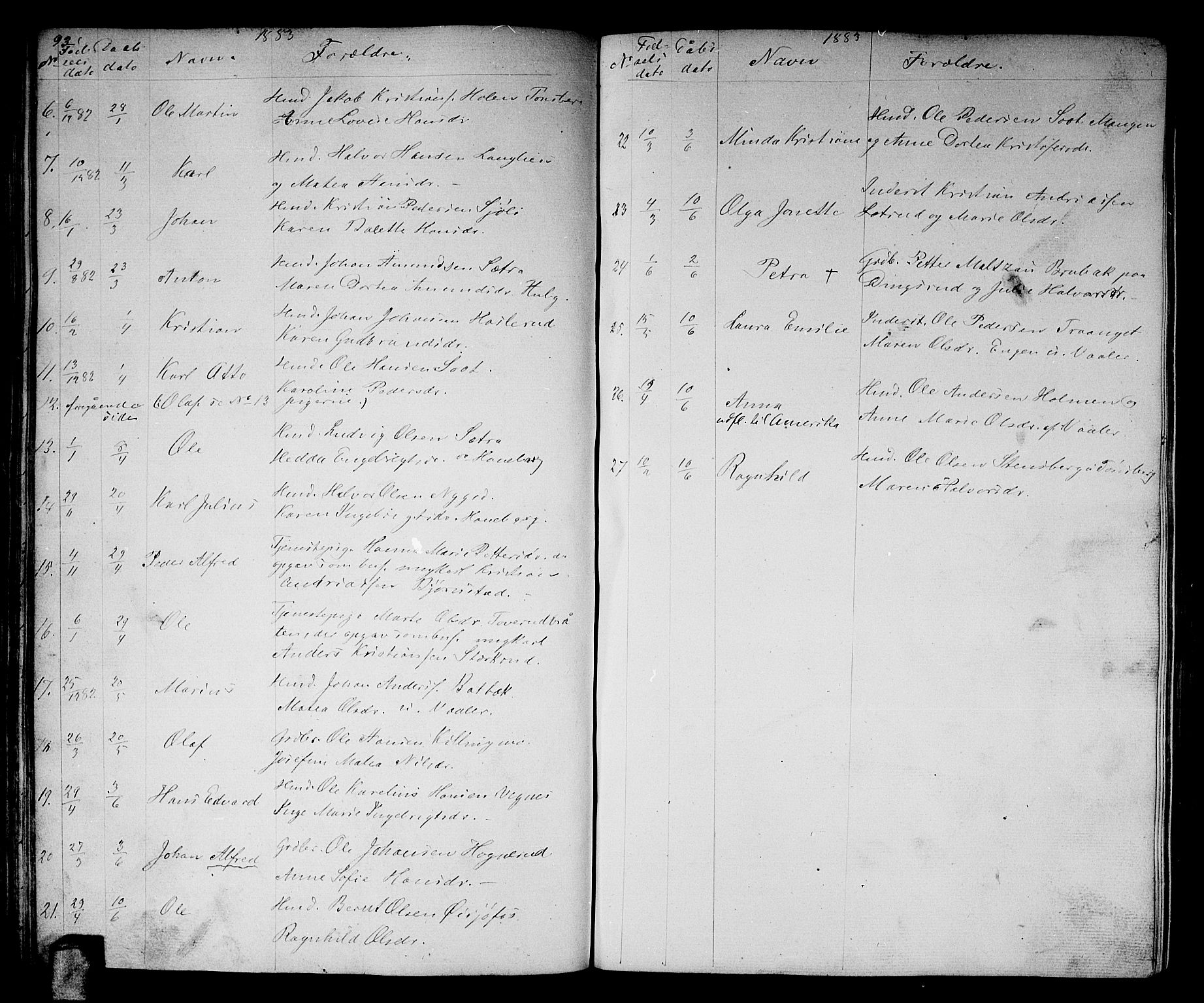 Aurskog prestekontor Kirkebøker, SAO/A-10304a/G/Ga/L0003: Parish register (copy) no. I 3, 1858-1883, p. 93