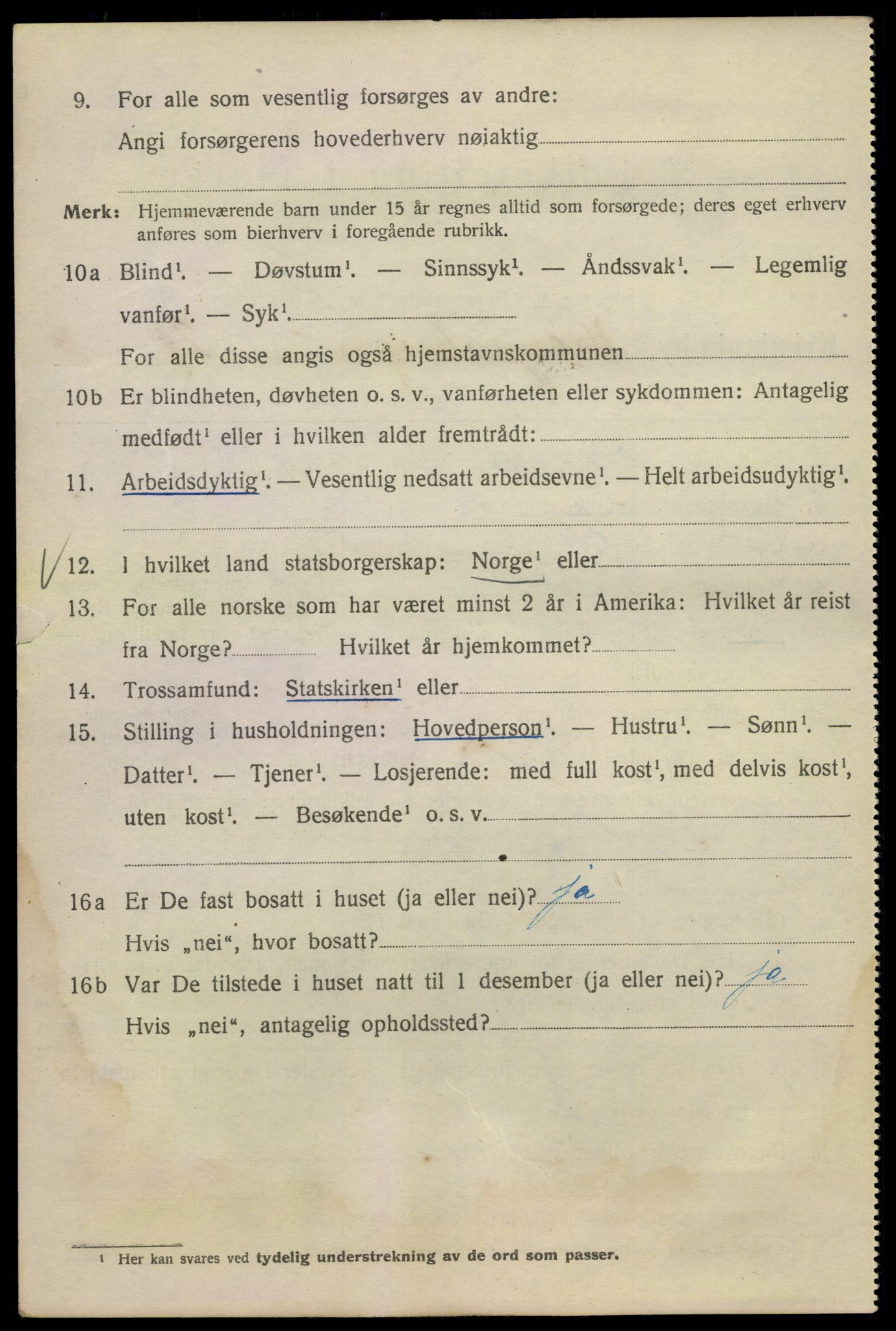 SAO, 1920 census for Kristiania, 1920, p. 620180