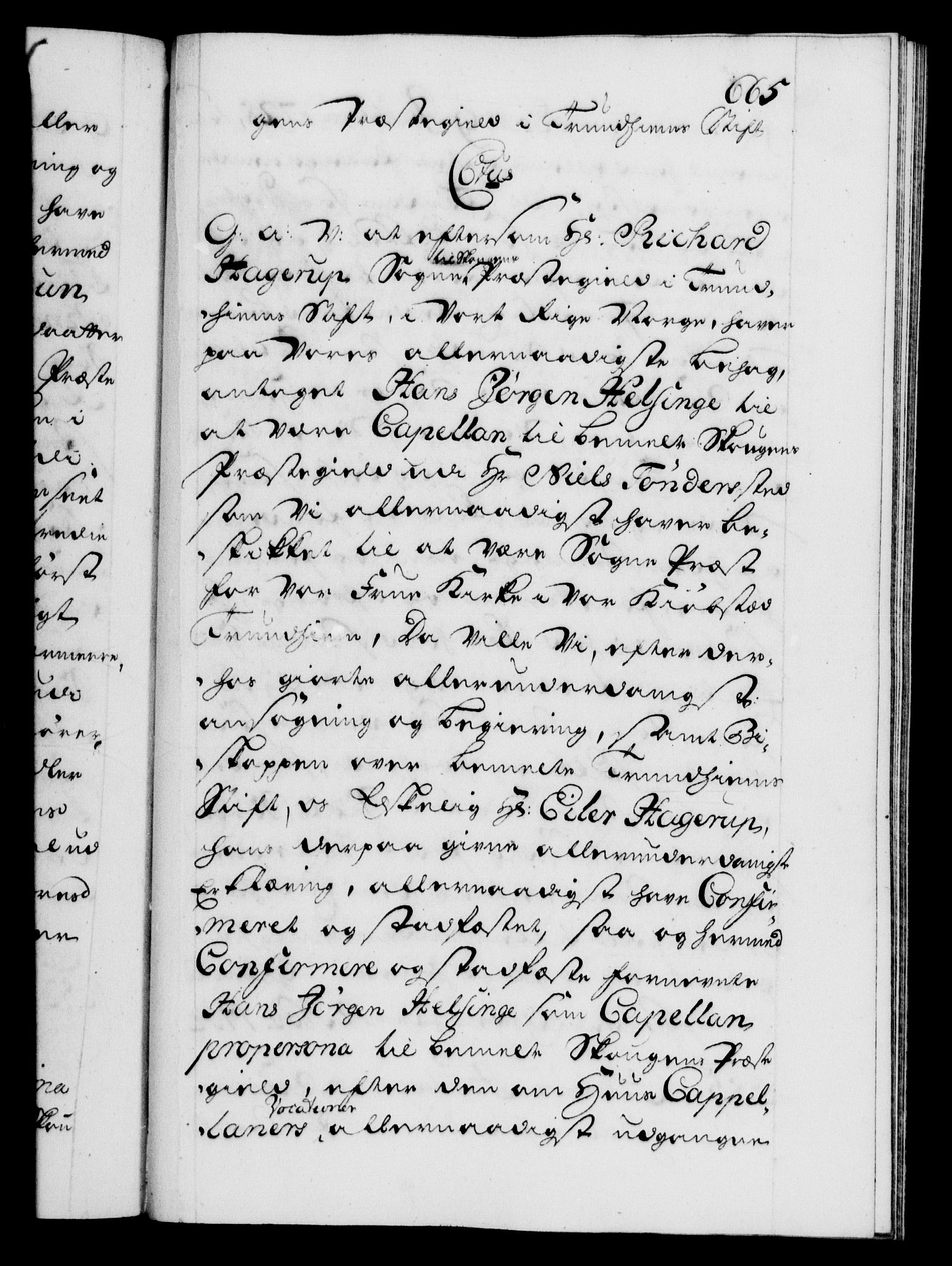 Danske Kanselli 1572-1799, AV/RA-EA-3023/F/Fc/Fca/Fcaa/L0028: Norske registre, 1733-1734, p. 665a