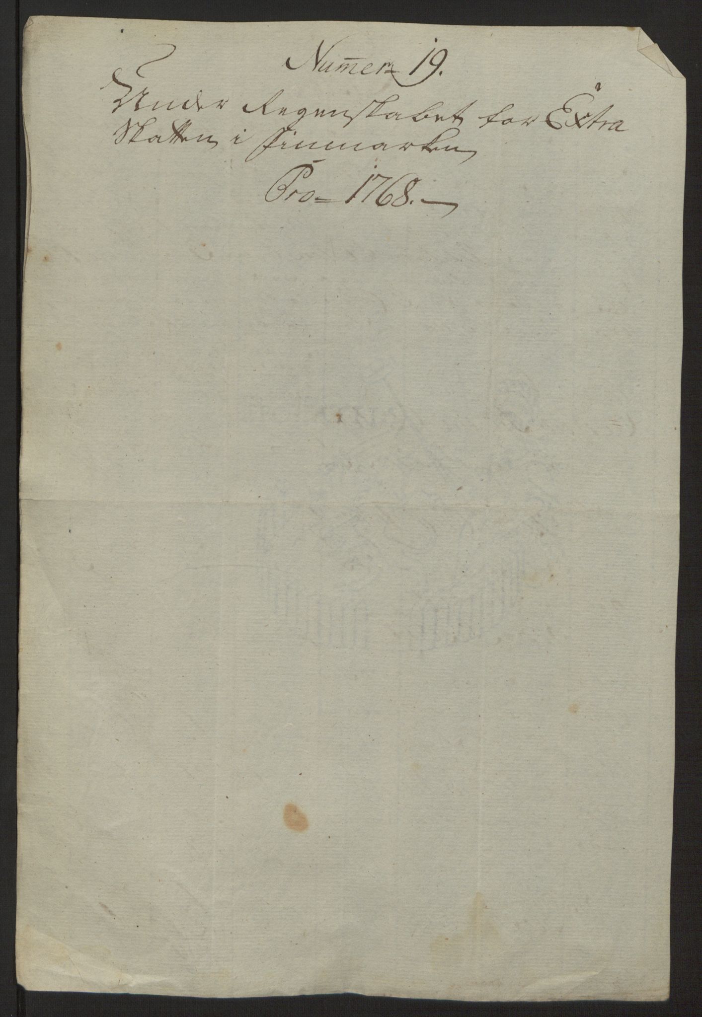 Rentekammeret inntil 1814, Reviderte regnskaper, Fogderegnskap, AV/RA-EA-4092/R69/L4910: Ekstraskatten  Finnmark/Vardøhus, 1762-1772, p. 298