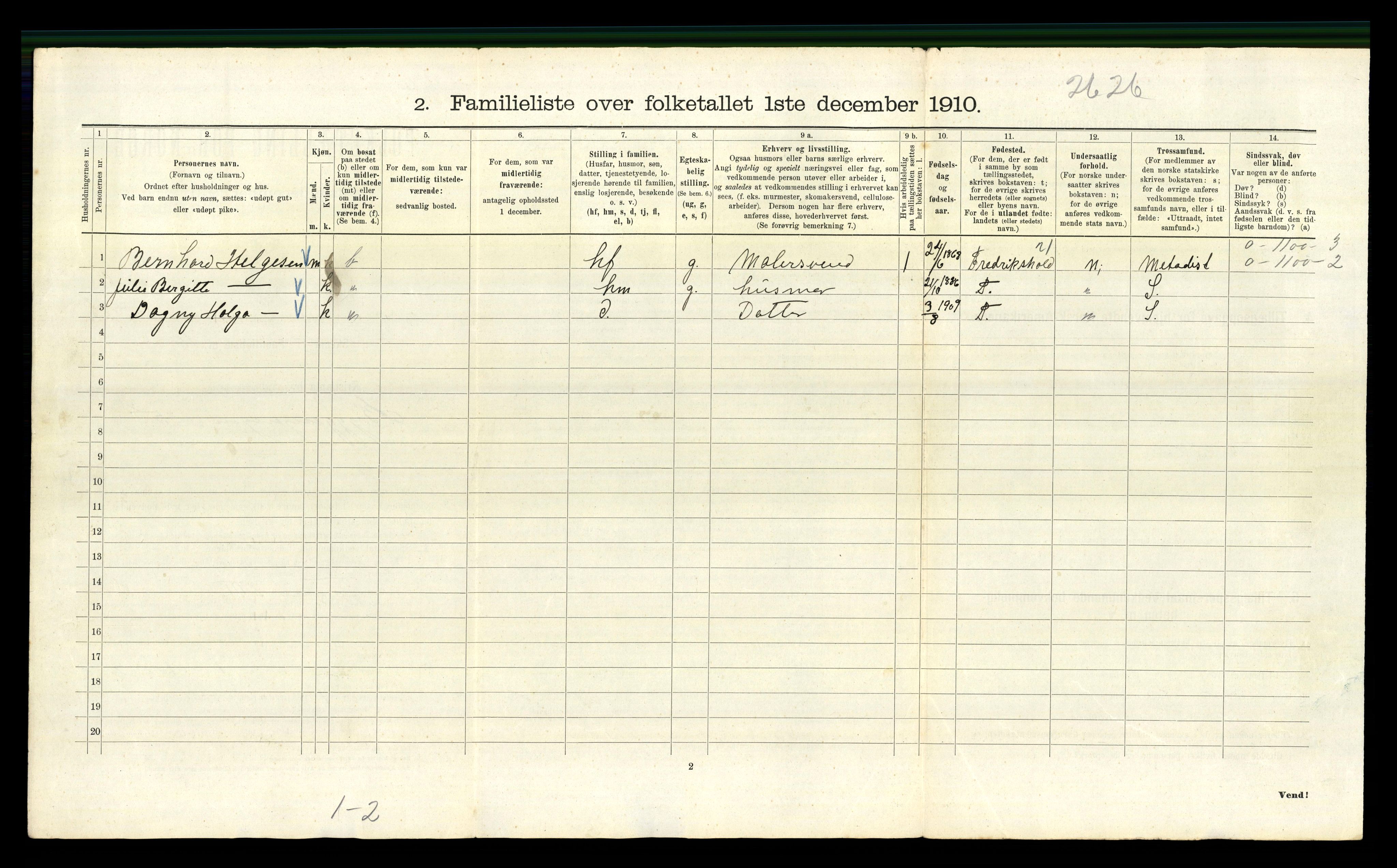 RA, 1910 census for Kristiania, 1910, p. 10858