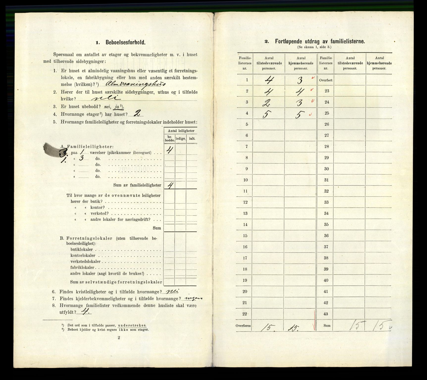 RA, 1910 census for Trondheim, 1910, p. 10468