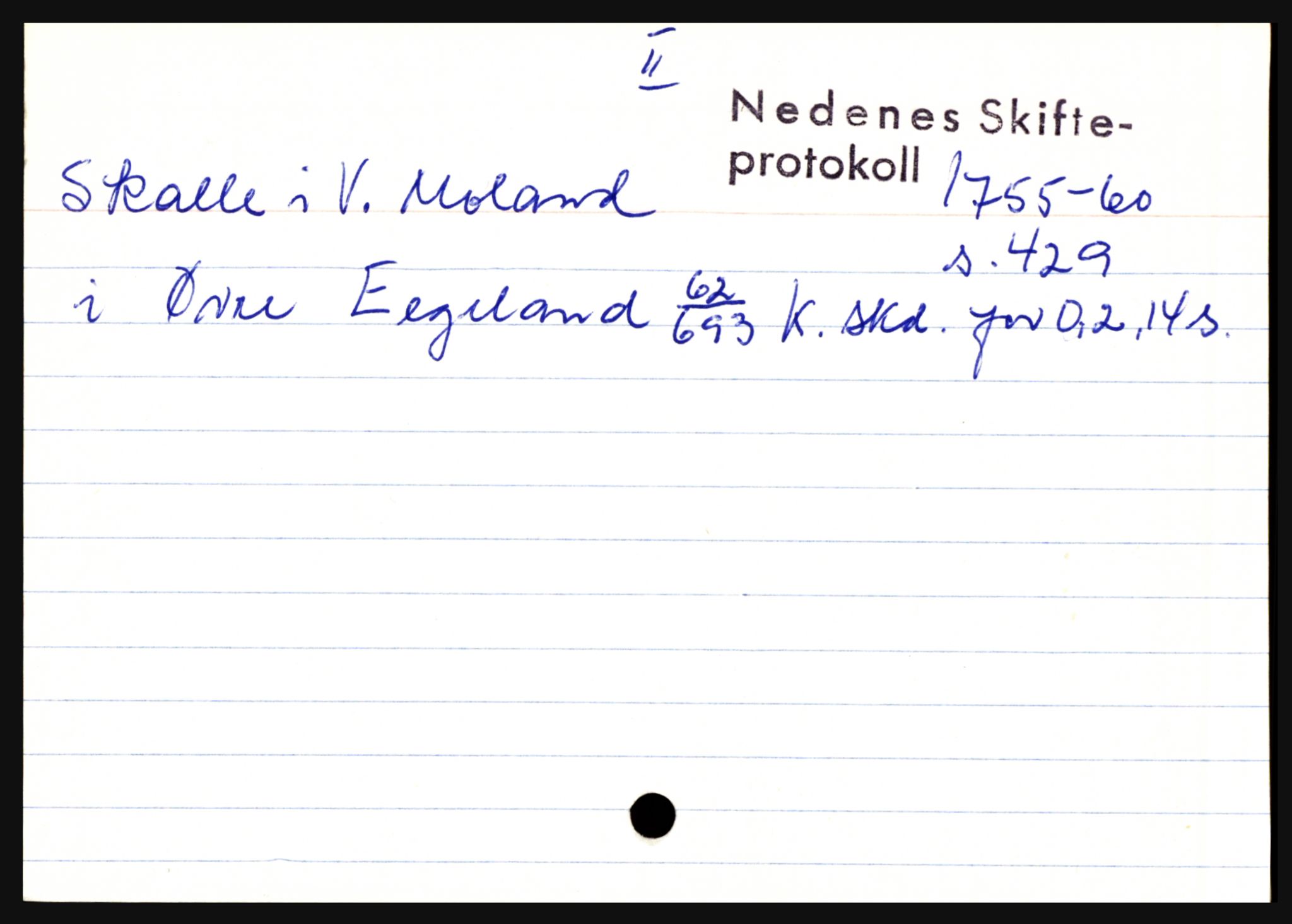 Nedenes sorenskriveri før 1824, AV/SAK-1221-0007/H, p. 26341