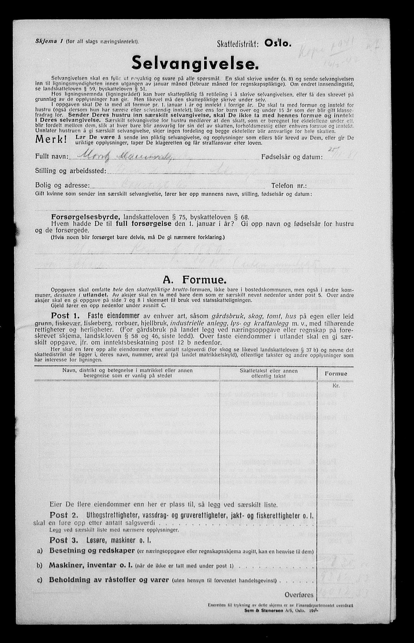 Justisdepartementet, Tilbakeføringskontoret for inndratte formuer, RA/S-1564/H/Hc/Hcc/L0963: --, 1945-1947, p. 219