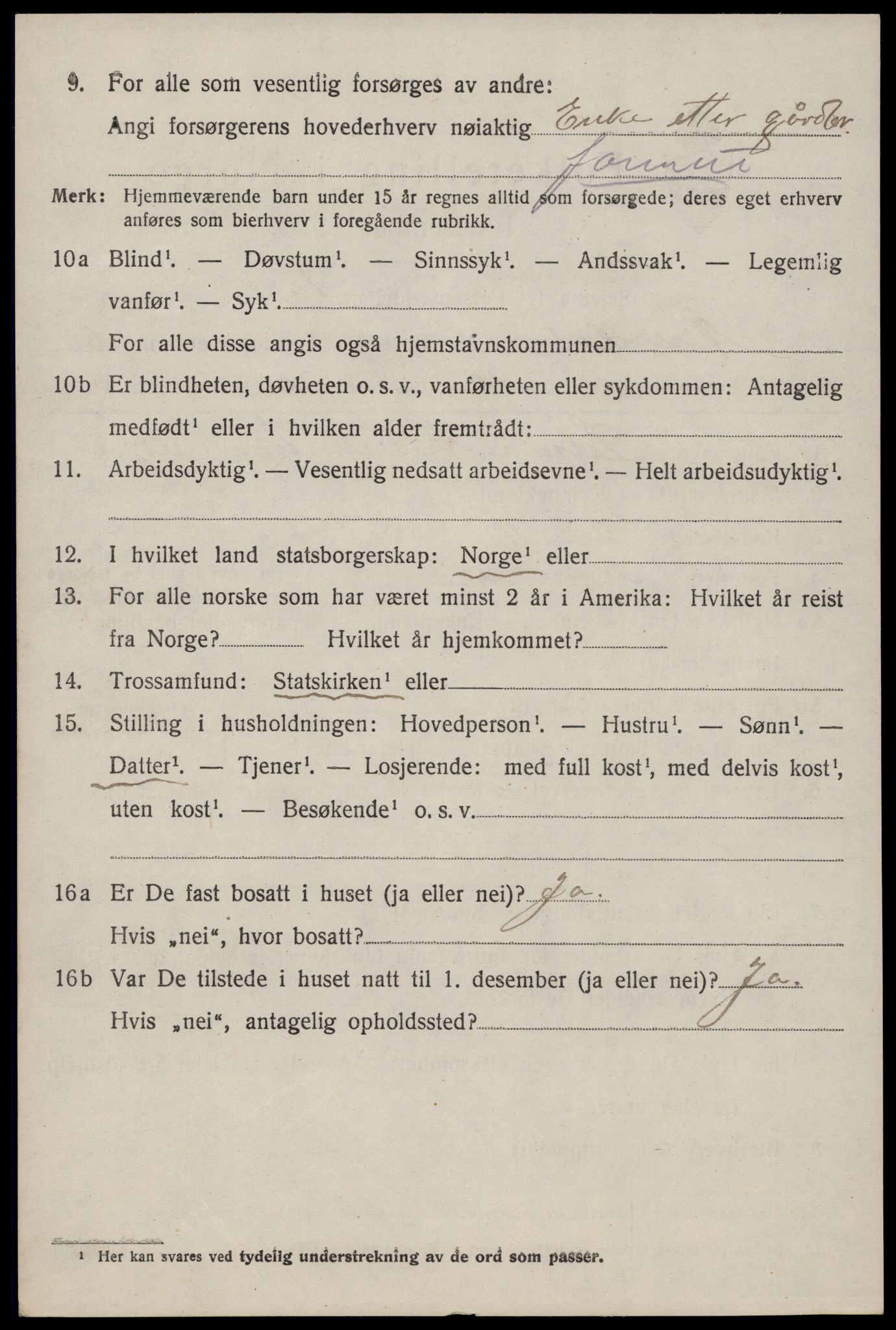 SAKO, 1920 census for Nissedal, 1920, p. 2472