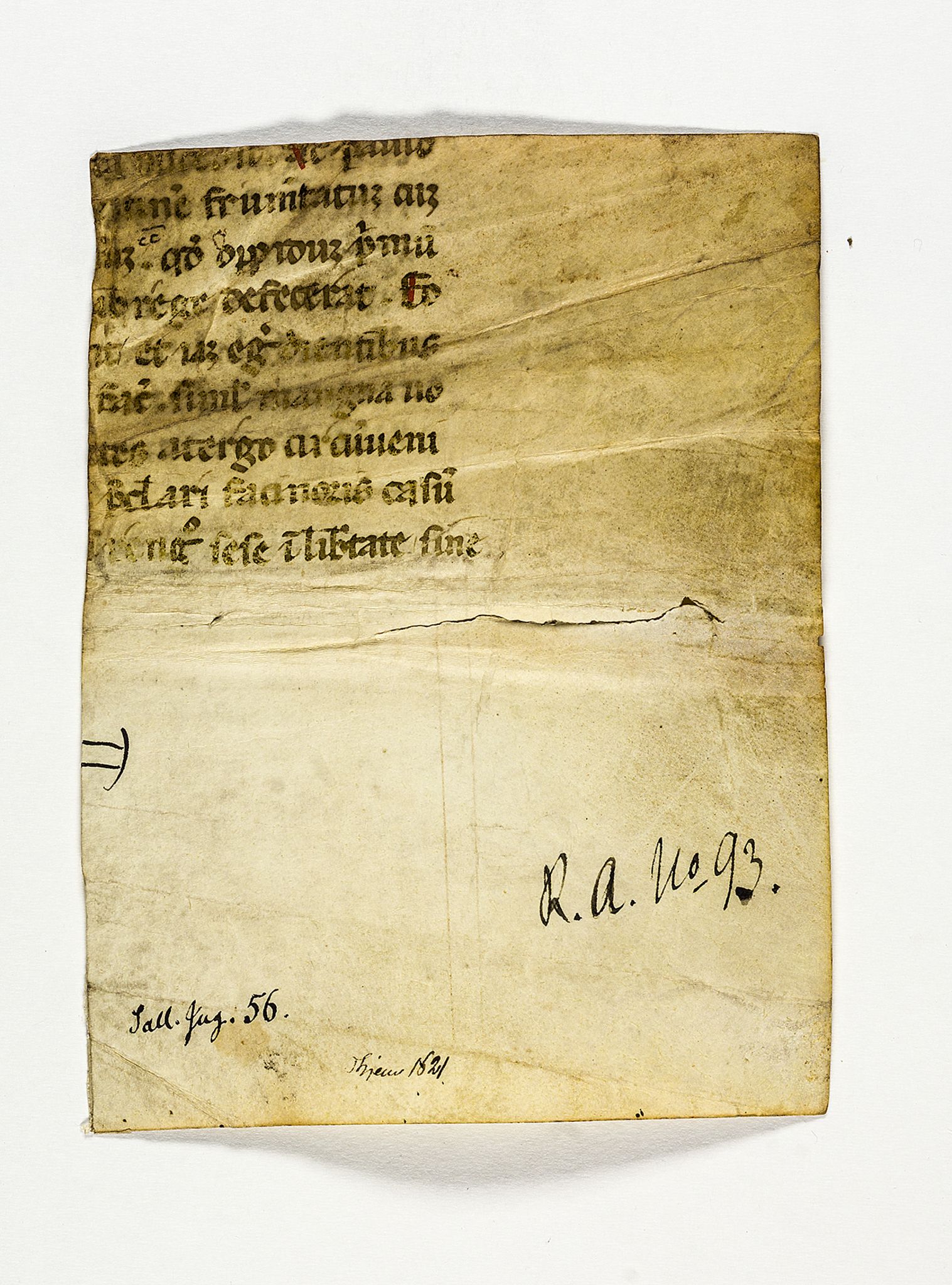 Riksarkivets diplomsamling, AV/RA-EA-5965/F26/L0007: Norrøne membranfragmenter bestand 88-101, u.nr., 1100-1536, p. 73