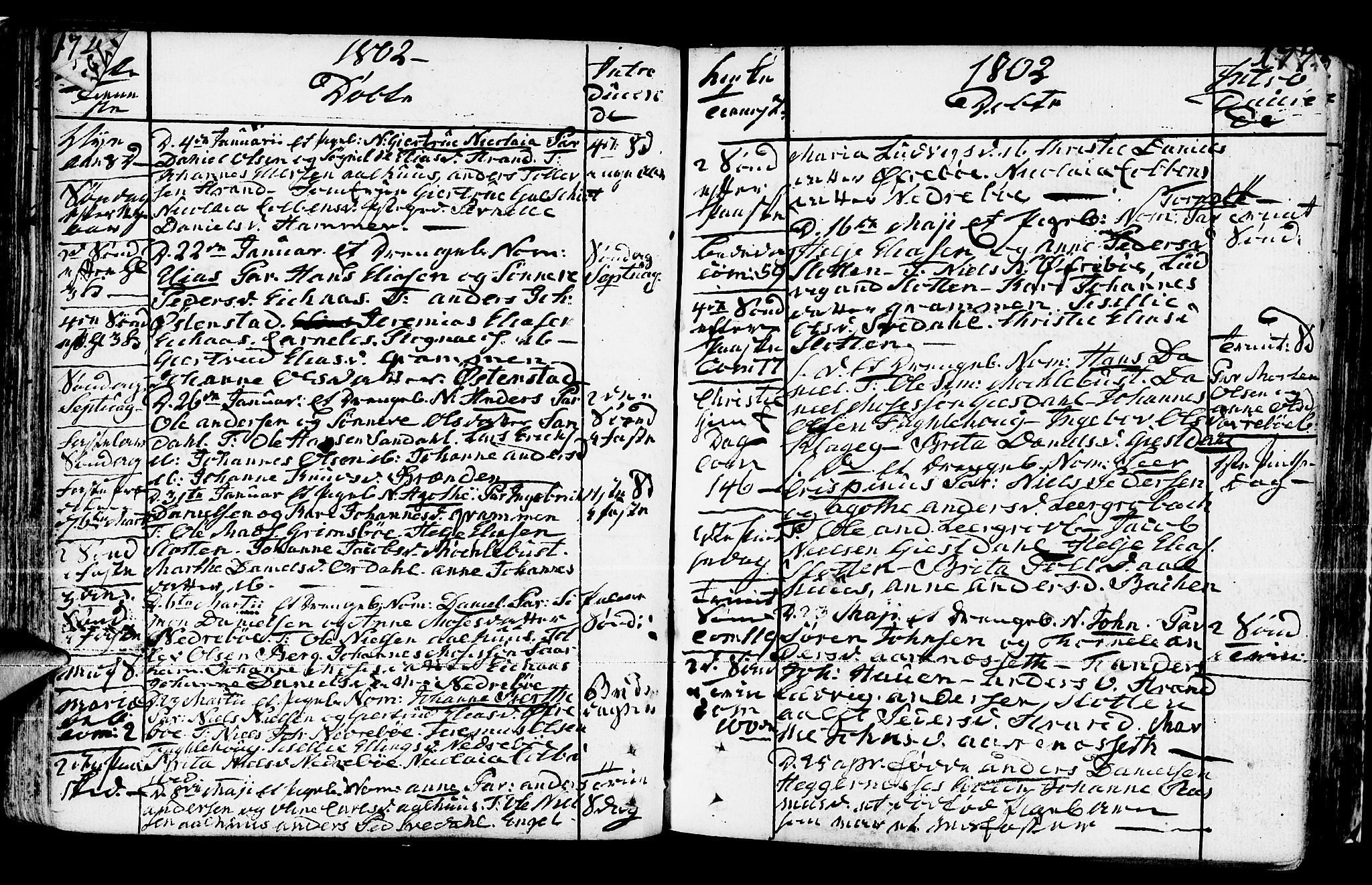 Jølster sokneprestembete, SAB/A-80701/H/Haa/Haaa/L0005: Parish register (official) no. A 5, 1790-1821, p. 176-177