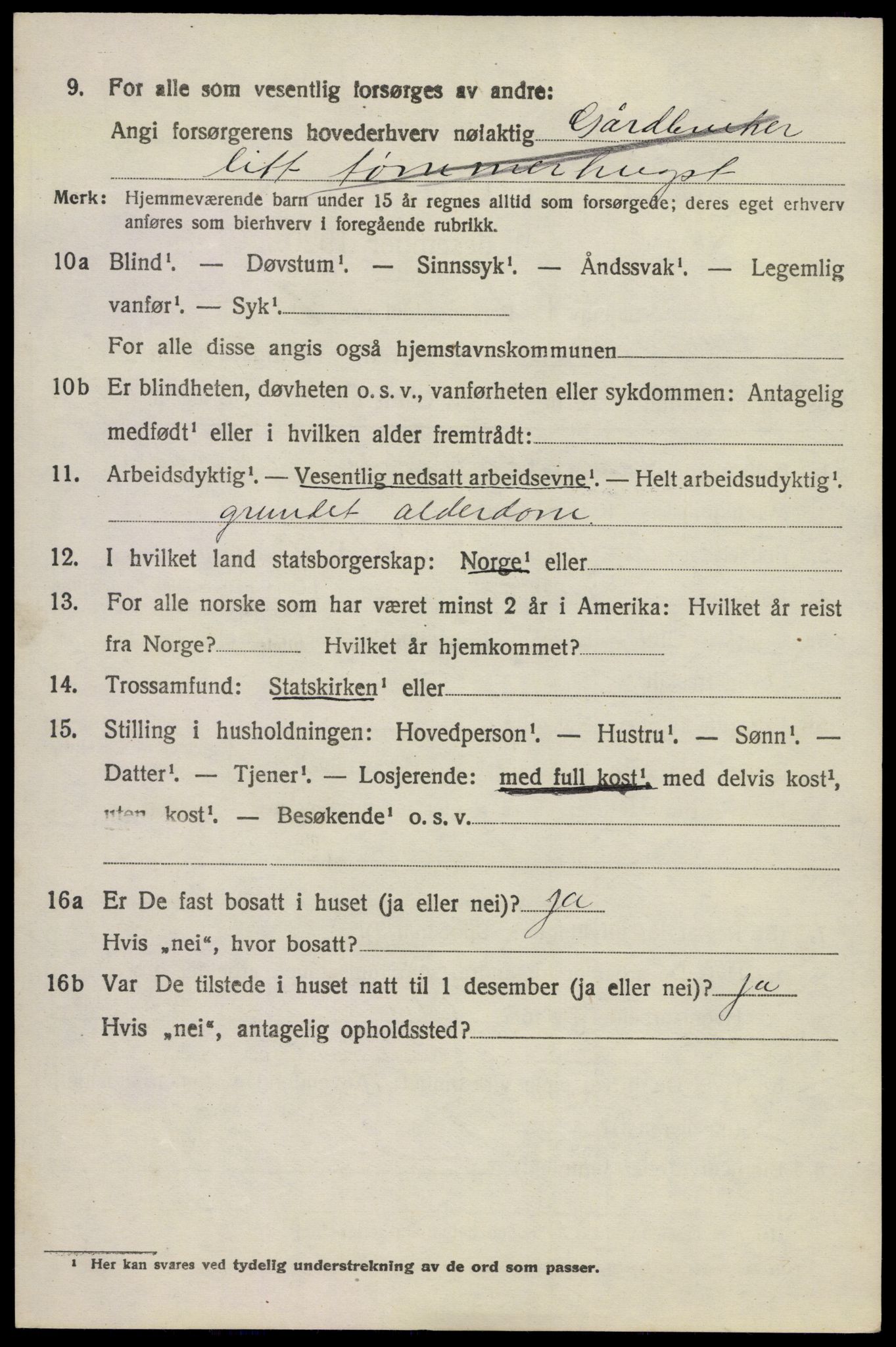 SAKO, 1920 census for Hedrum, 1920, p. 10264