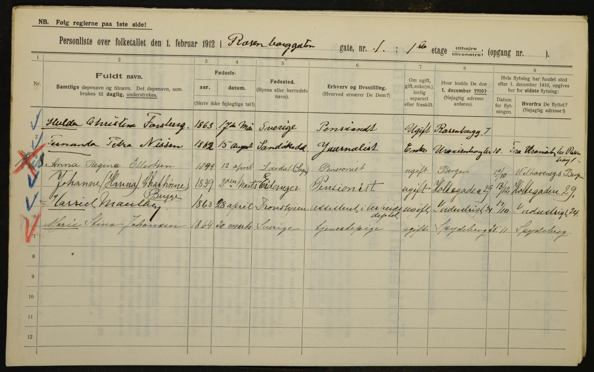 OBA, Municipal Census 1912 for Kristiania, 1912, p. 83589