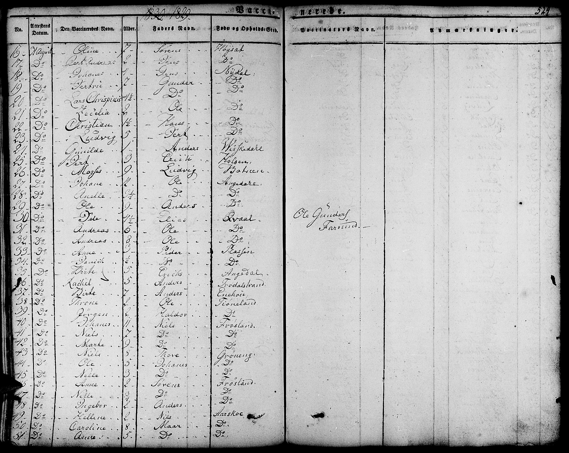 Førde sokneprestembete, AV/SAB-A-79901/H/Haa/Haaa/L0006: Parish register (official) no. A 6, 1821-1842, p. 524