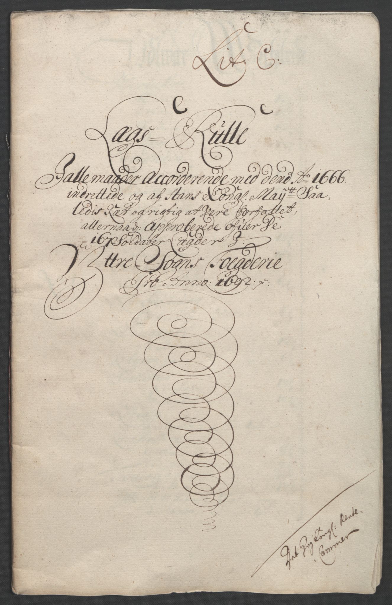 Rentekammeret inntil 1814, Reviderte regnskaper, Fogderegnskap, RA/EA-4092/R52/L3306: Fogderegnskap Sogn, 1691-1692, p. 316