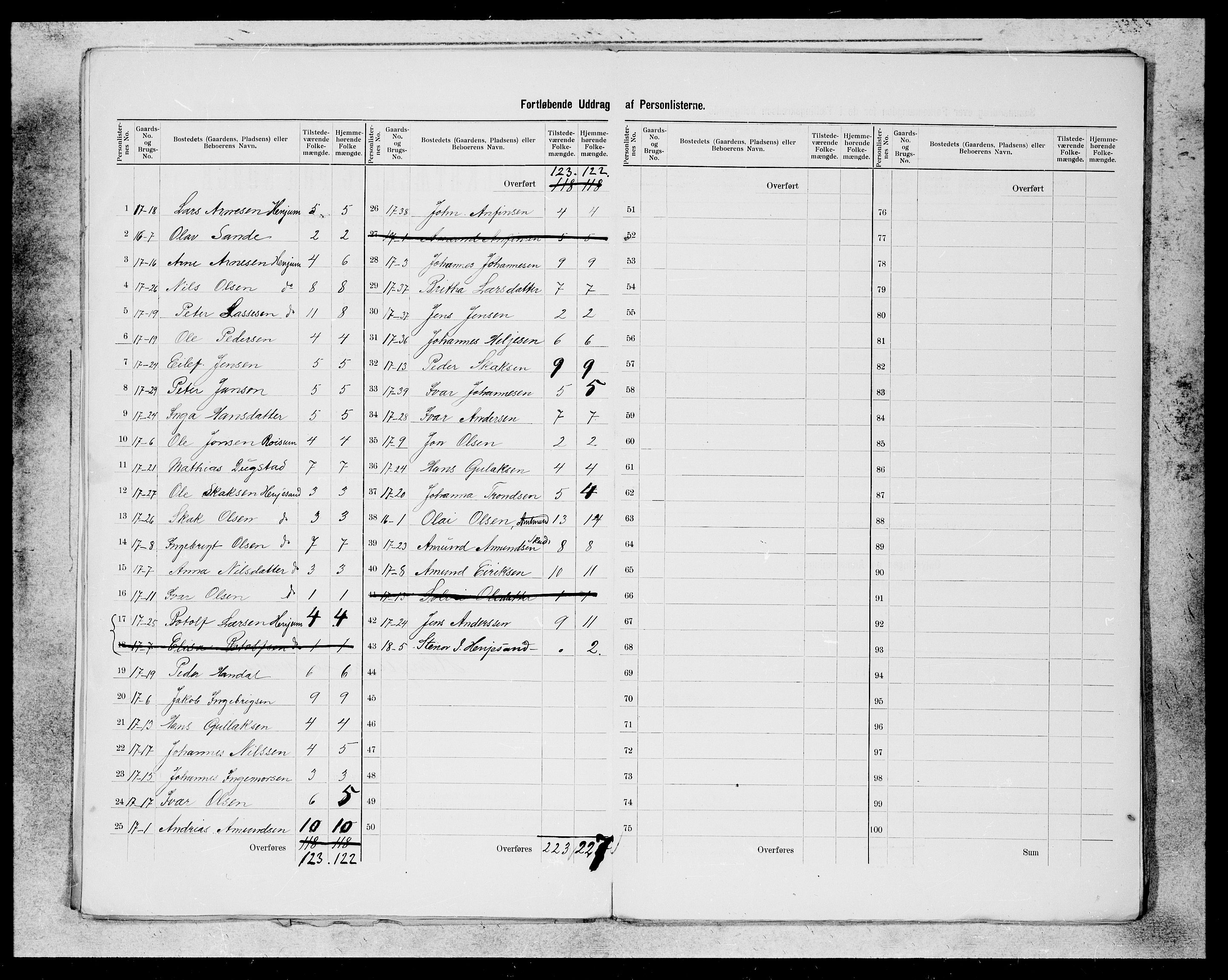 SAB, 1900 census for Leikanger, 1900, p. 10