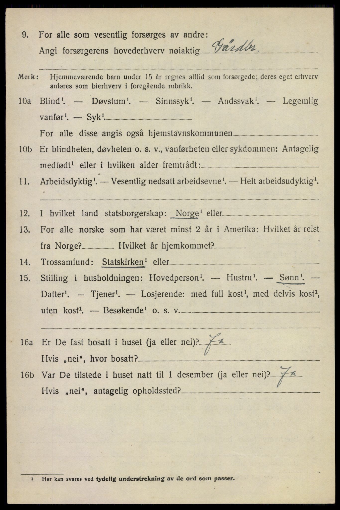 SAO, 1920 census for Sørum, 1920, p. 5438