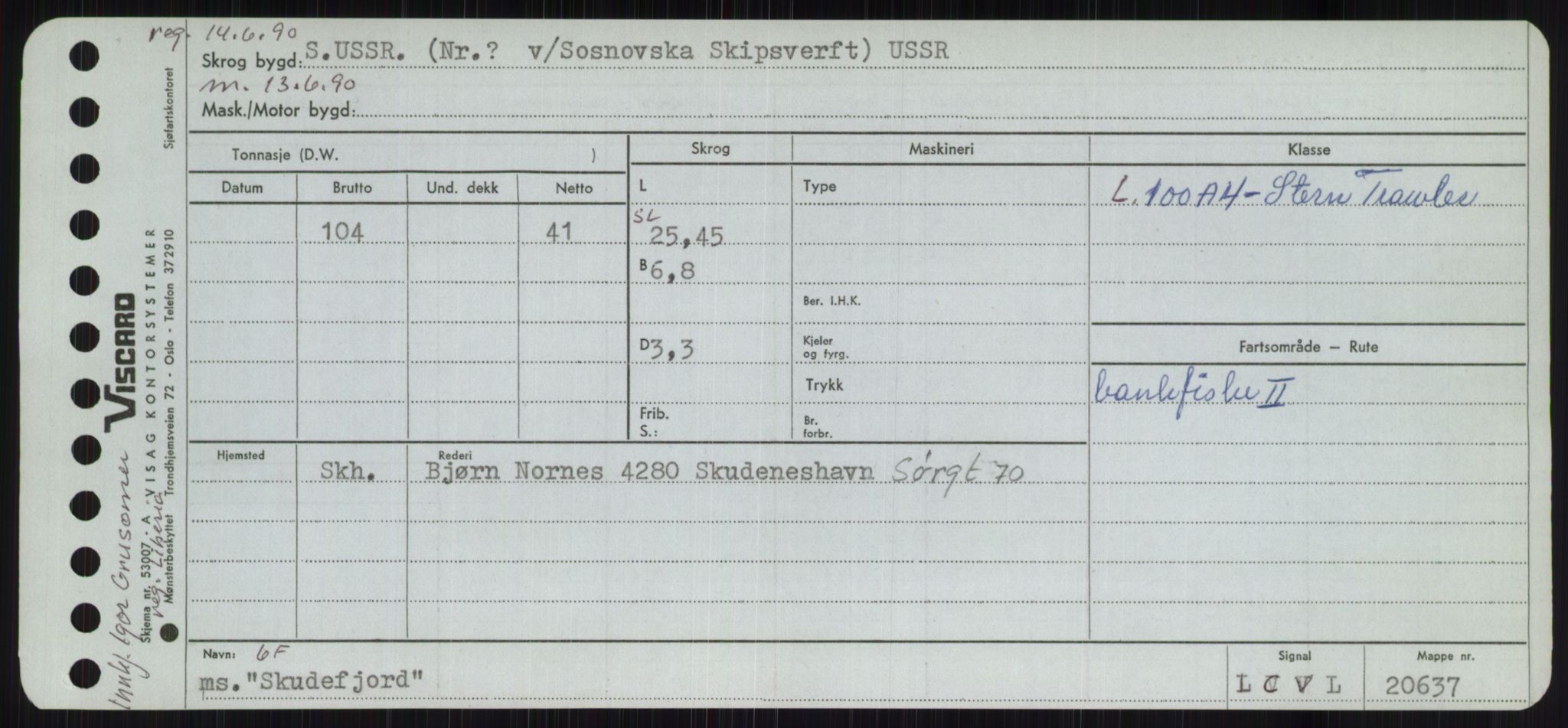 Sjøfartsdirektoratet med forløpere, Skipsmålingen, RA/S-1627/H/Ha/L0005/0002: Fartøy, S-Sven / Fartøy, Skjo-Sven, p. 55