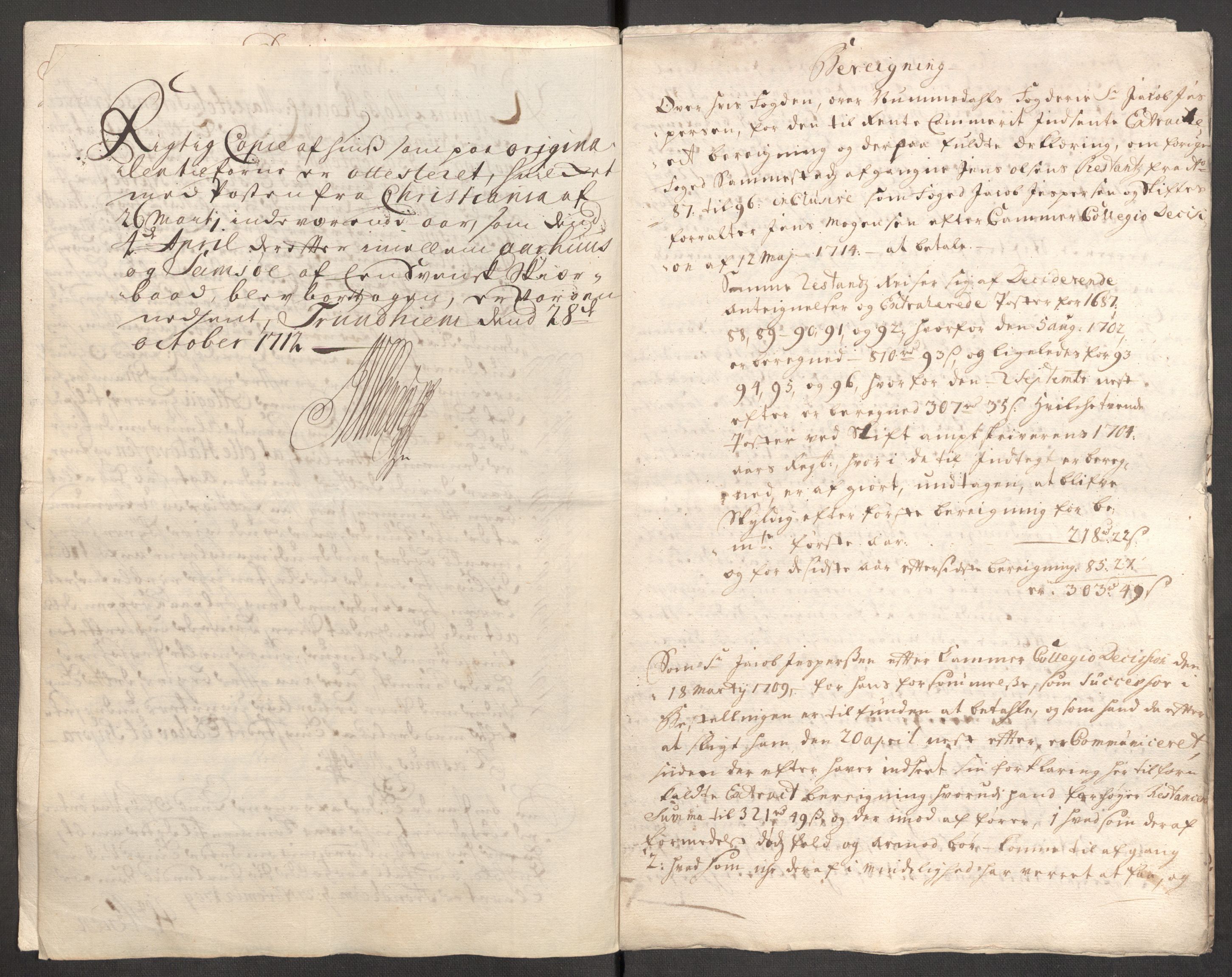 Rentekammeret inntil 1814, Reviderte regnskaper, Fogderegnskap, AV/RA-EA-4092/R64/L4425: Fogderegnskap Namdal, 1696-1698, p. 124