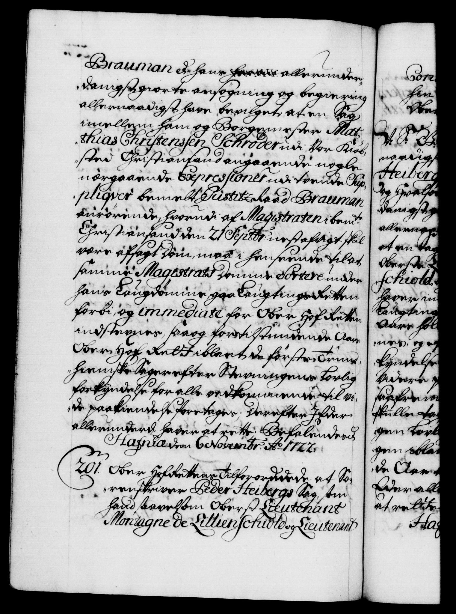 Danske Kanselli 1572-1799, AV/RA-EA-3023/F/Fc/Fca/Fcab/L0022: Norske tegnelser, 1722-1724, p. 227b
