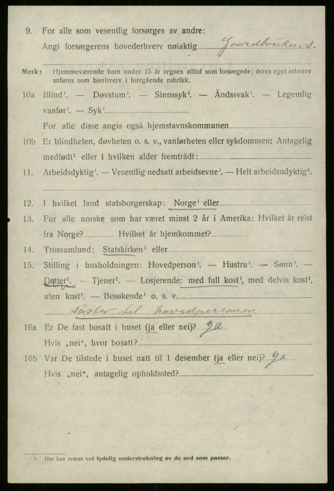 SAB, 1920 census for Breim, 1920, p. 814