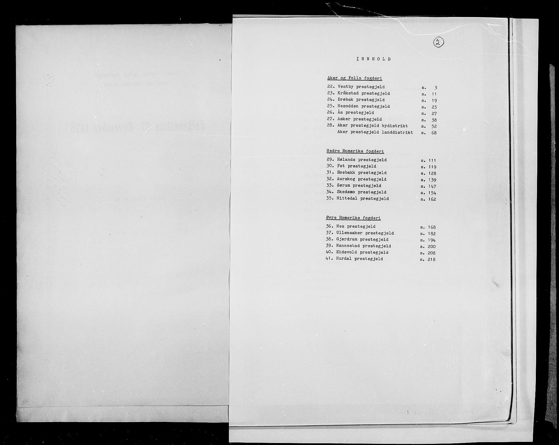 RA, Census 1825, vol. 4: Akershus amt, 1825, p. 2