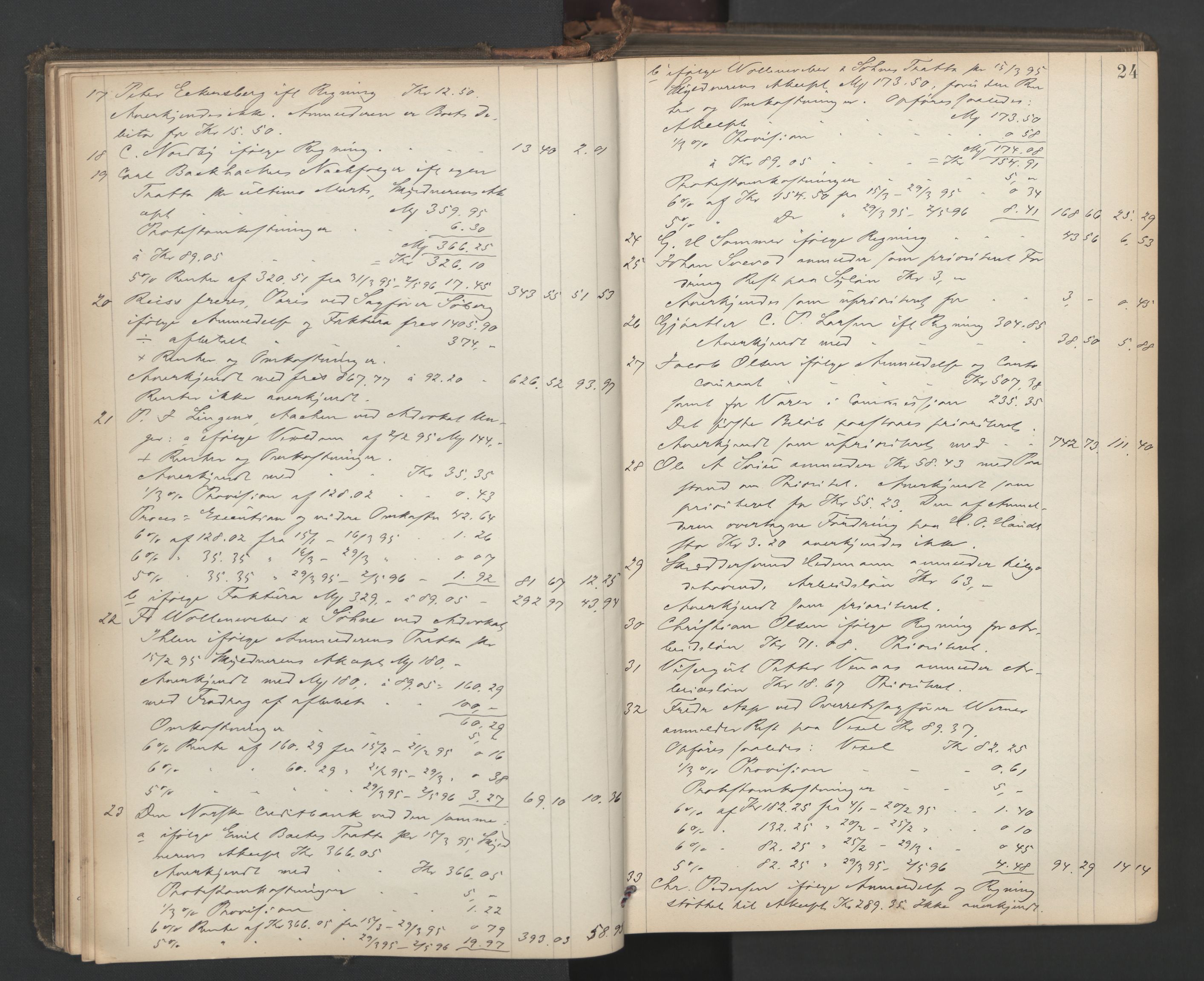 Oslo skifterett, AV/SAO-A-10383/H/Hd/Hda/L0017: Skifteutlodningsprotokoll, 1896-1897, p. 23b-24a