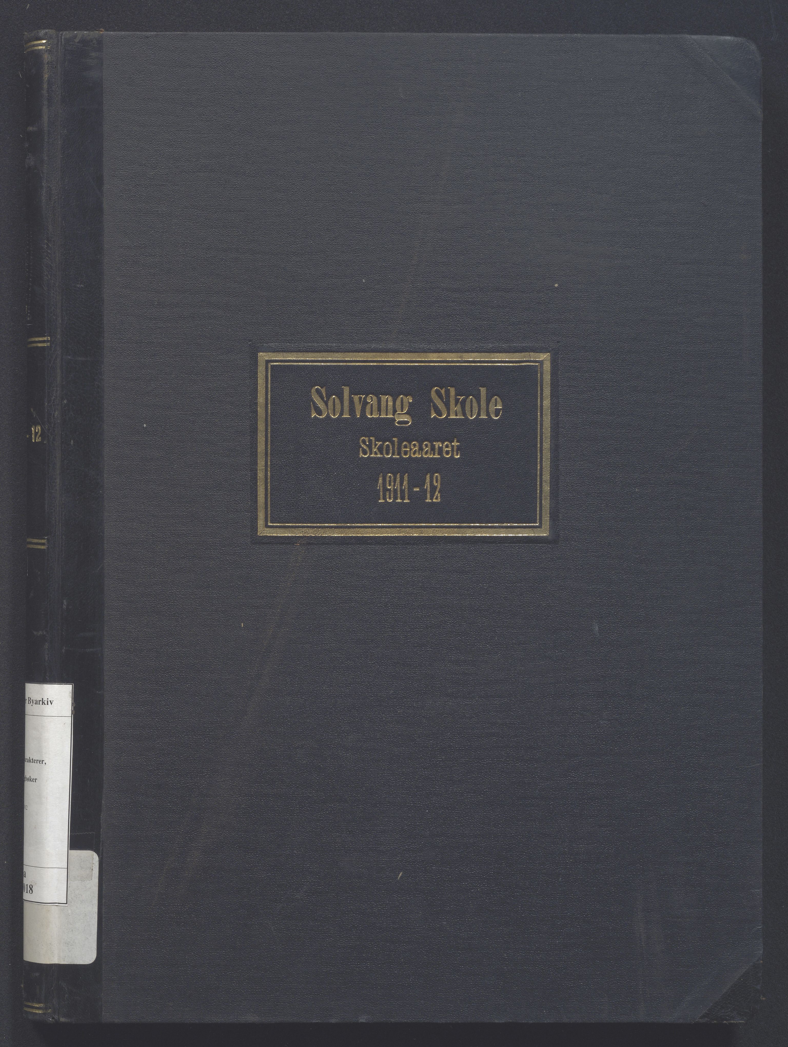 Stavanger kommune. Solvang skole, BYST/A-0076/G/Ga/L0018: Dagbok , 1911-1912