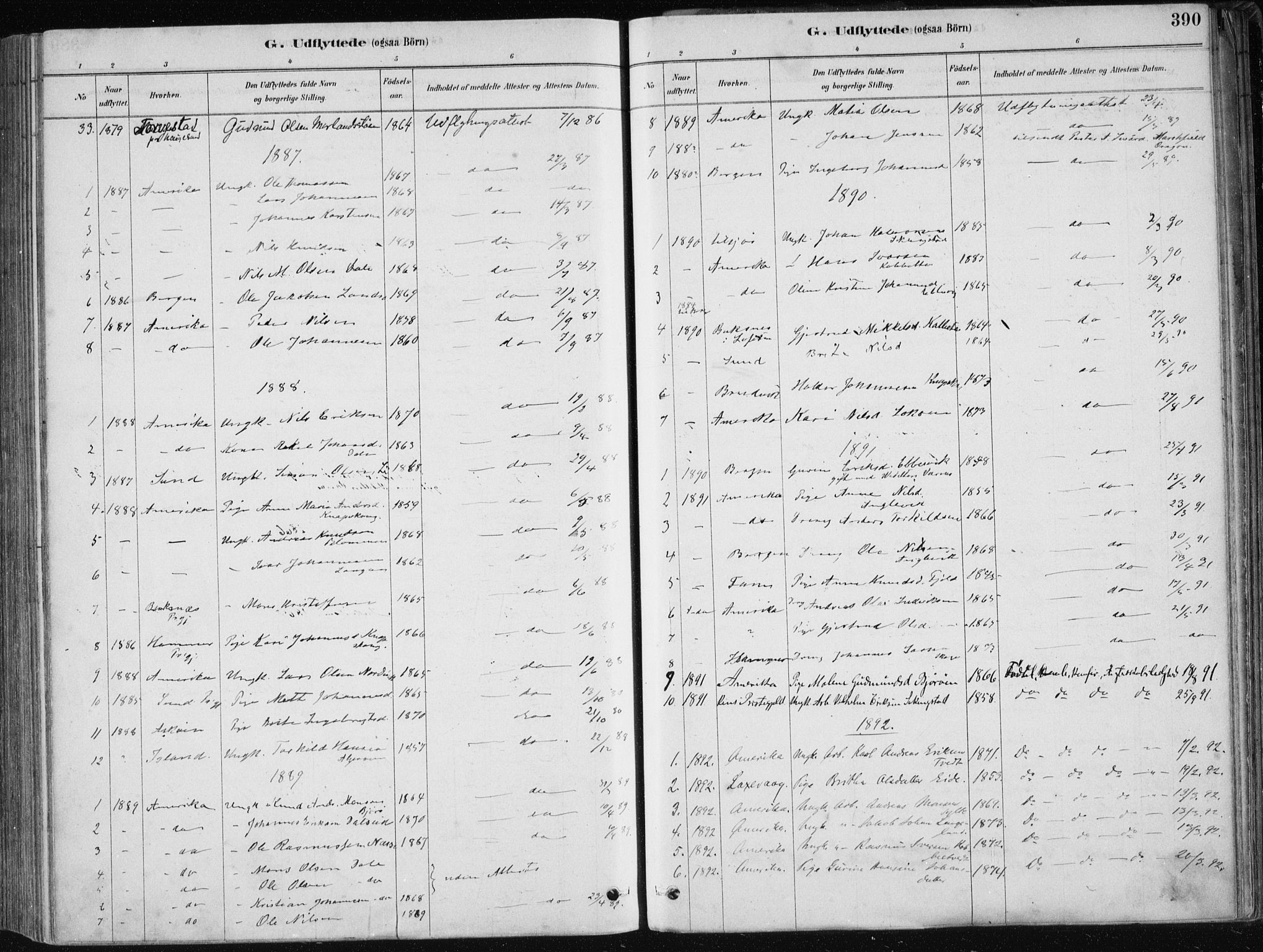 Fjell sokneprestembete, SAB/A-75301/H/Haa: Parish register (official) no. A  8, 1878-1898, p. 390