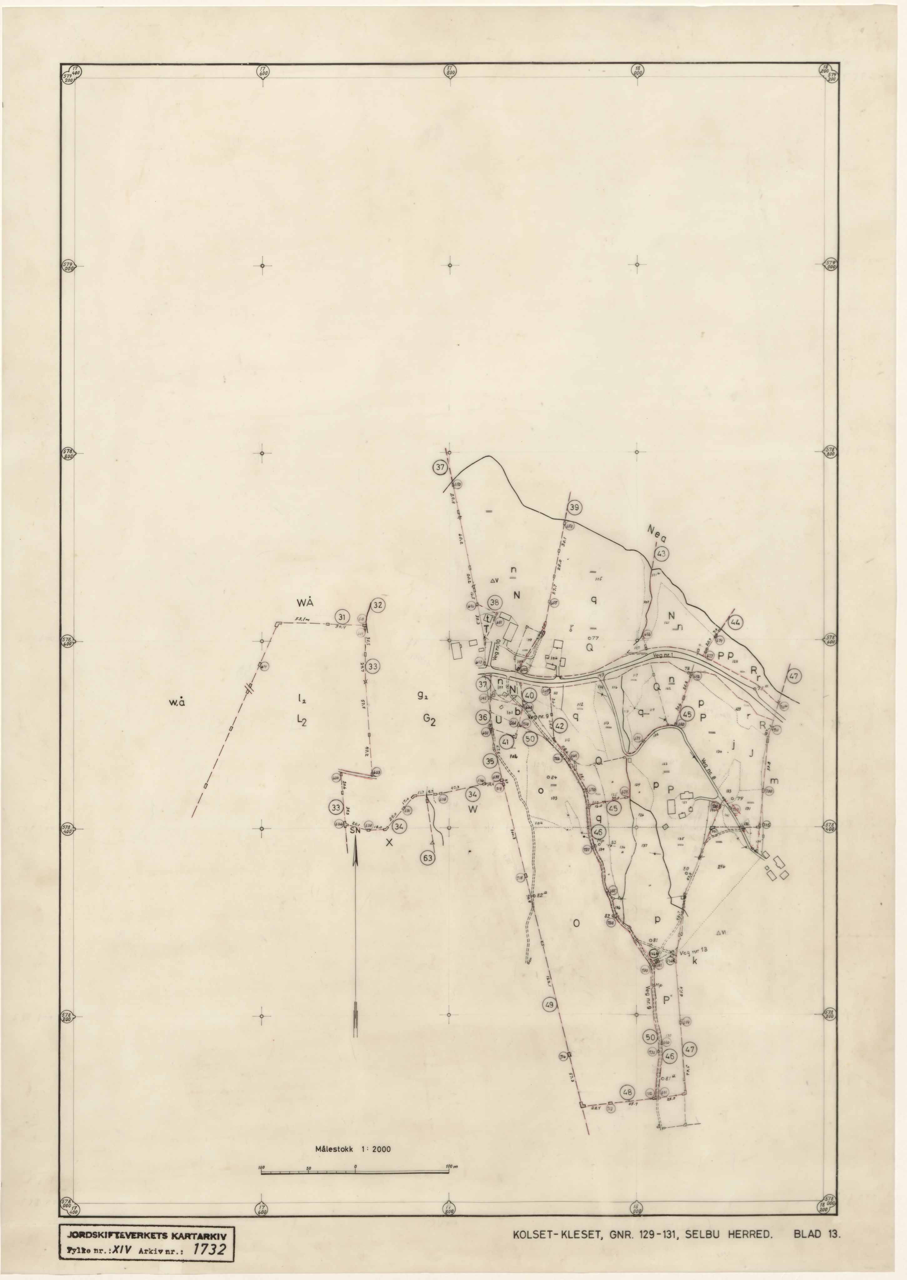 Jordskifteverkets kartarkiv, AV/RA-S-3929/T, 1859-1988, p. 2713