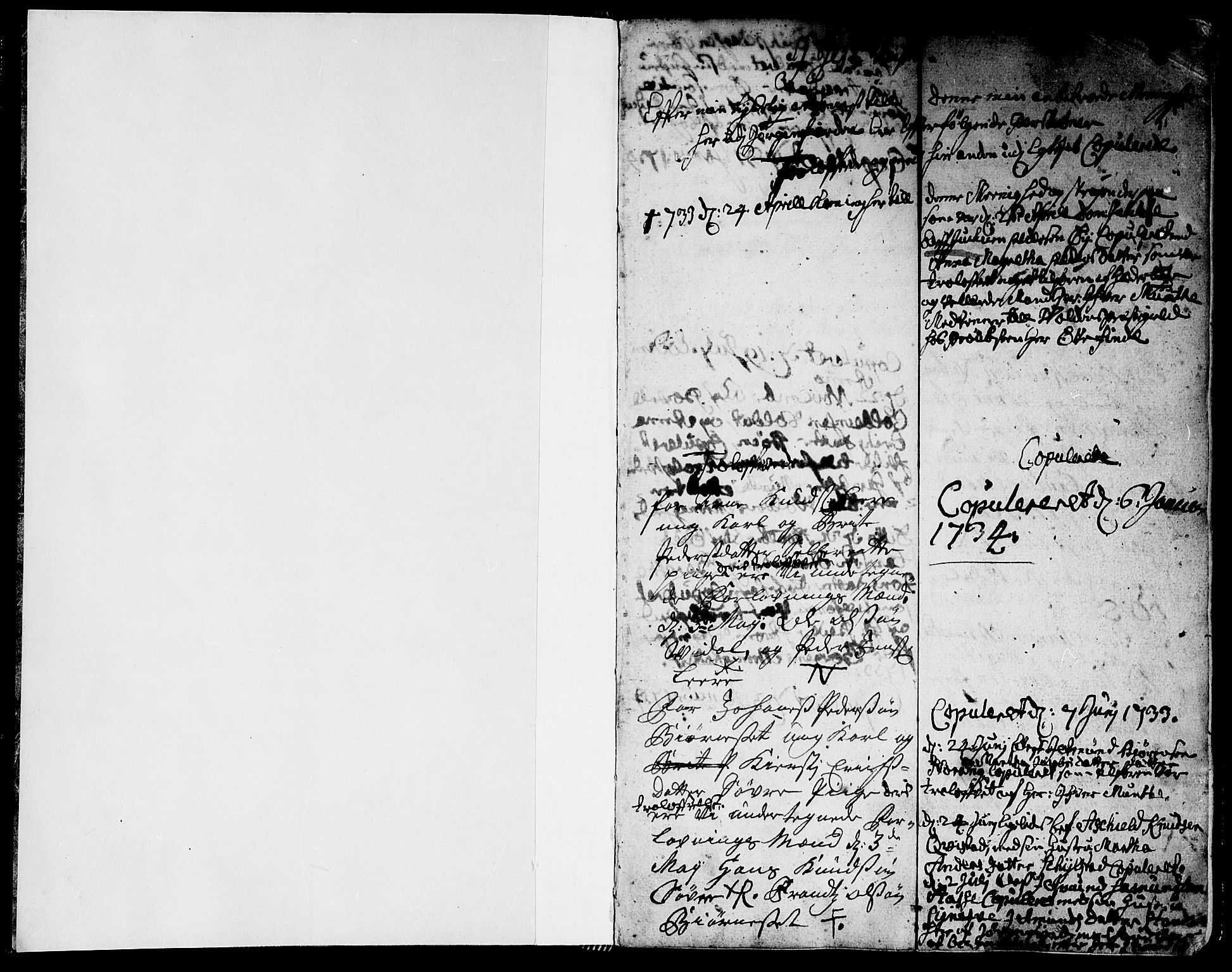 Ministerialprotokoller, klokkerbøker og fødselsregistre - Møre og Romsdal, AV/SAT-A-1454/515/L0205: Parish register (official) no. 515A01, 1733-1764, p. 1