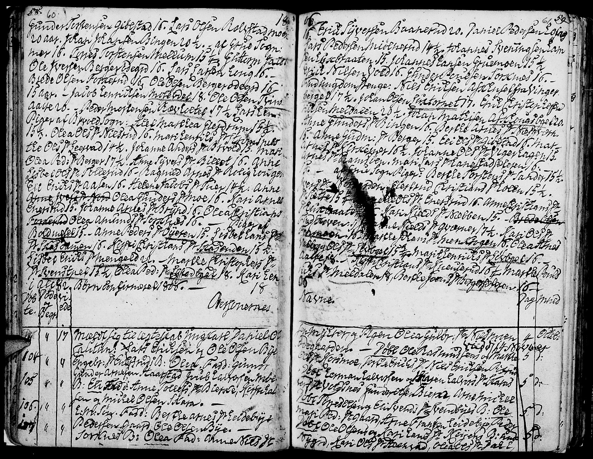 Grue prestekontor, SAH/PREST-036/H/Ha/Haa/L0005: Parish register (official) no. 5, 1805-1814, p. 60-61