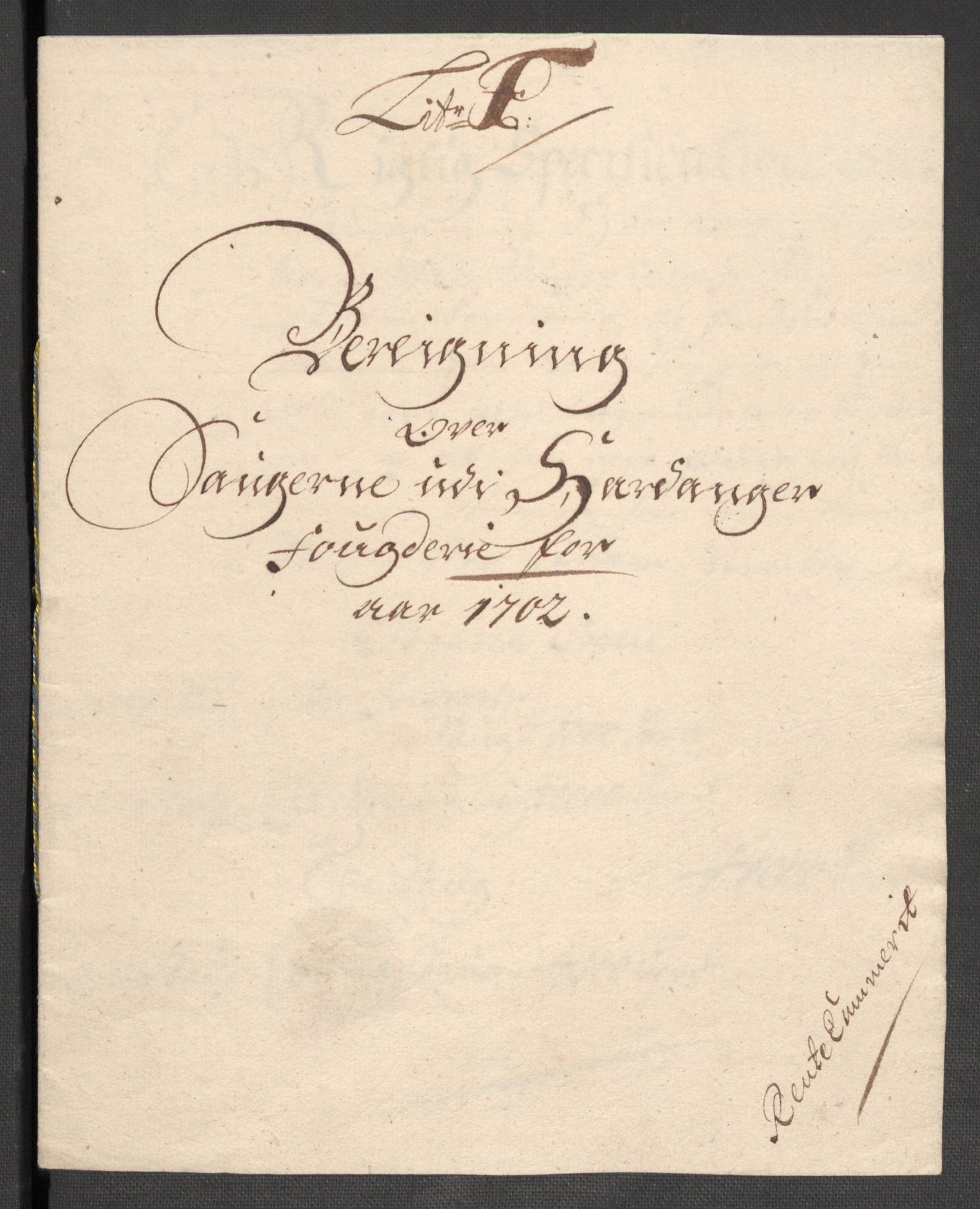 Rentekammeret inntil 1814, Reviderte regnskaper, Fogderegnskap, AV/RA-EA-4092/R48/L2980: Fogderegnskap Sunnhordland og Hardanger, 1702, p. 146