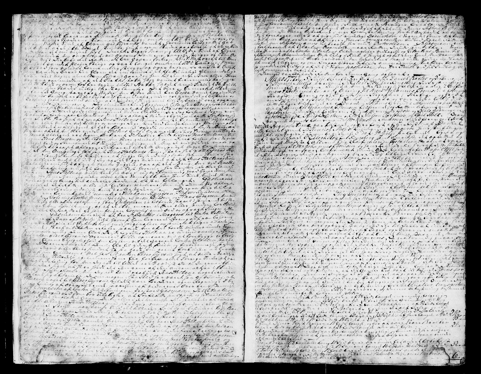 Bamble sorenskriveri, AV/SAKO-A-214/F/Fa/Faa/L0021: Tingbok, 1777-1780, p. 6