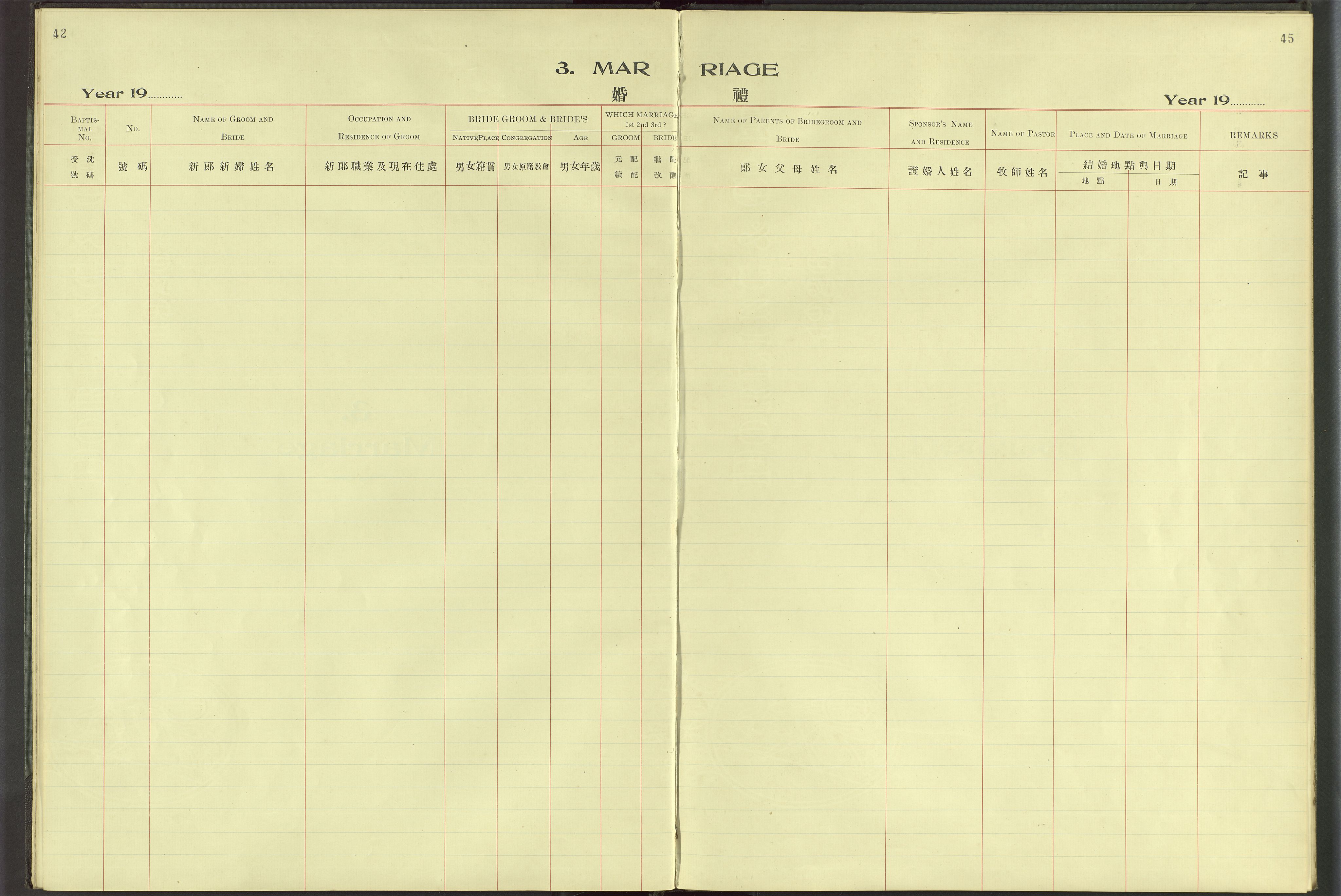 Det Norske Misjonsselskap - utland - Kina (Hunan), VID/MA-A-1065/Dm/L0070: Parish register (official) no. 108, 1909-1948