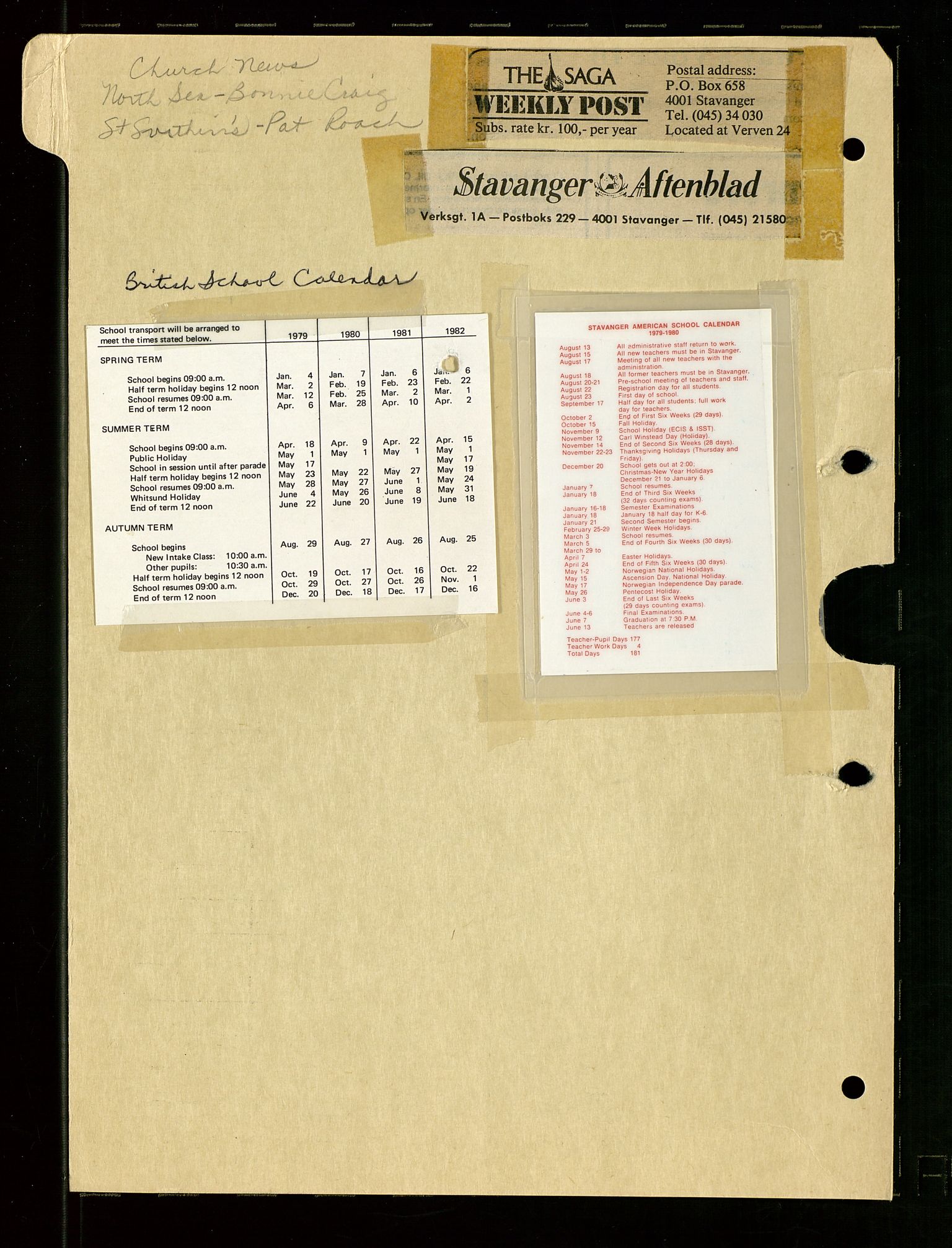 PA 1547 - Petroleum Wives Club, AV/SAST-A-101974/D/Da/L0001: President's file, 1975-1980