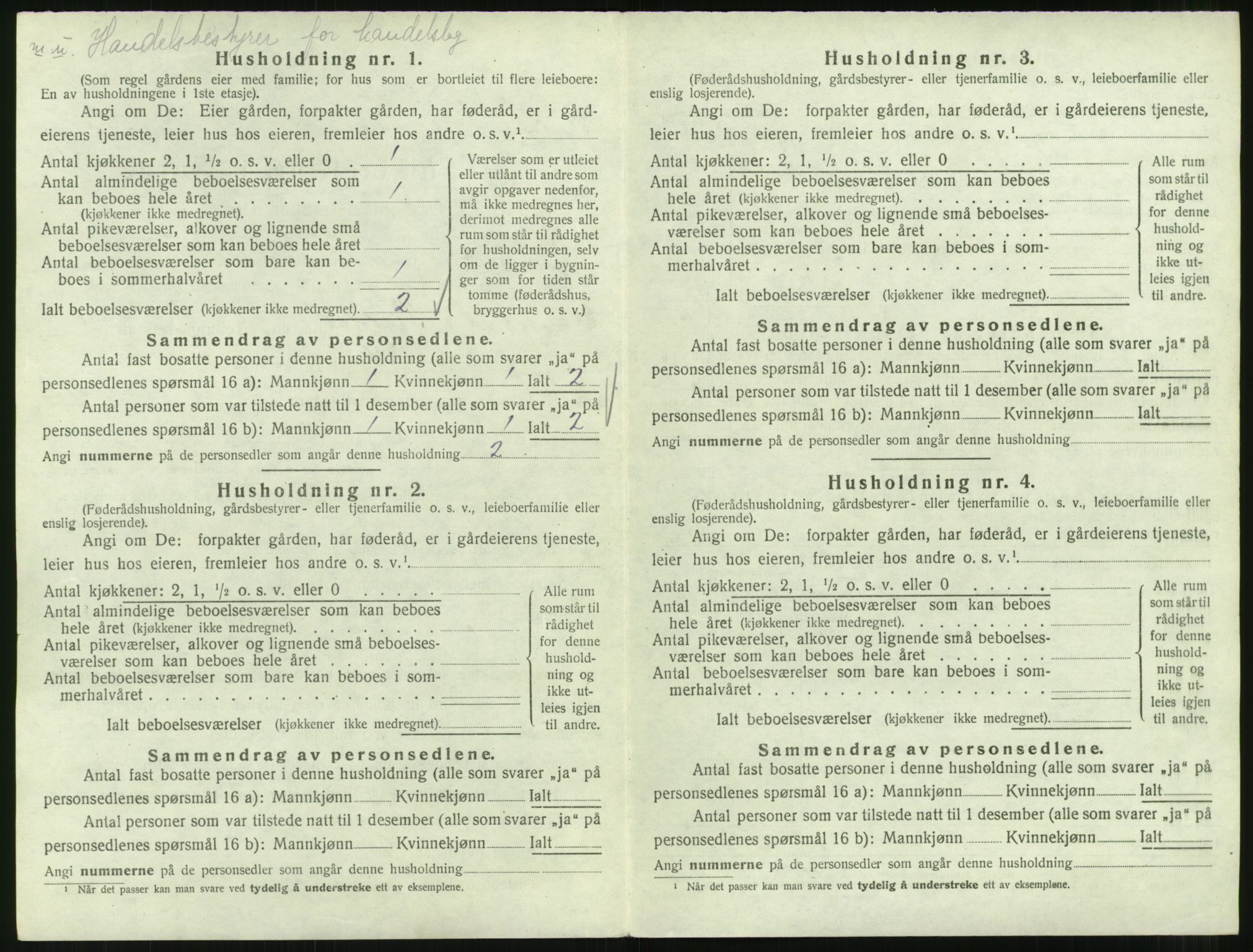SAT, 1920 census for Eresfjord og Vistdal, 1920, p. 280