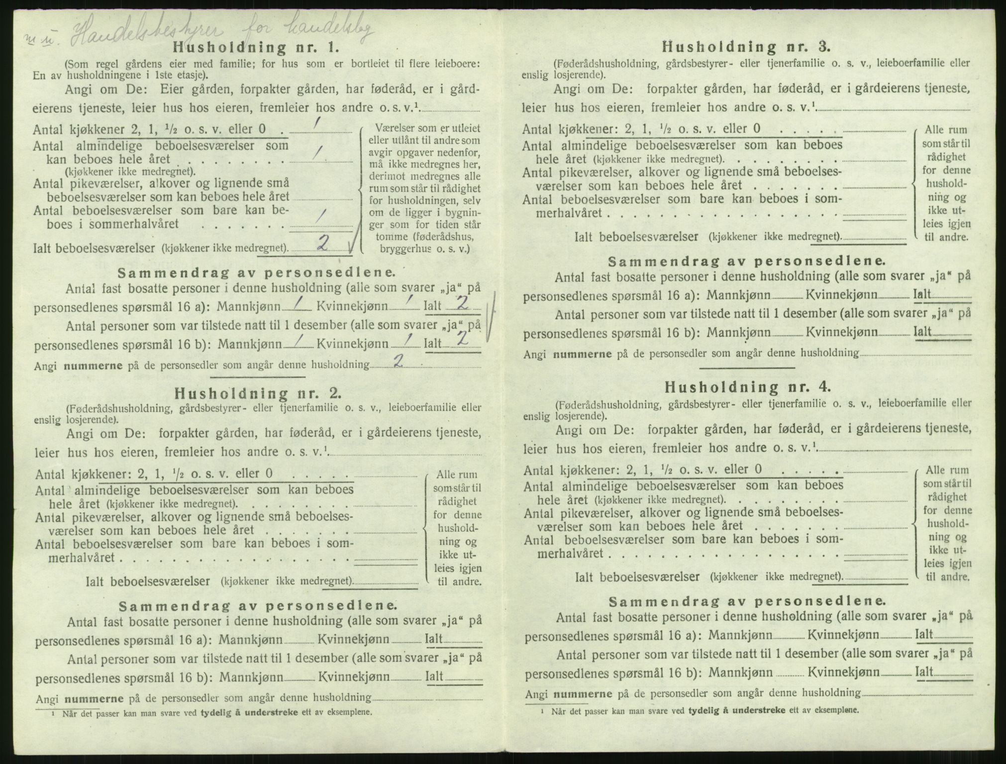 SAT, 1920 census for Eresfjord og Vistdal, 1920, p. 280