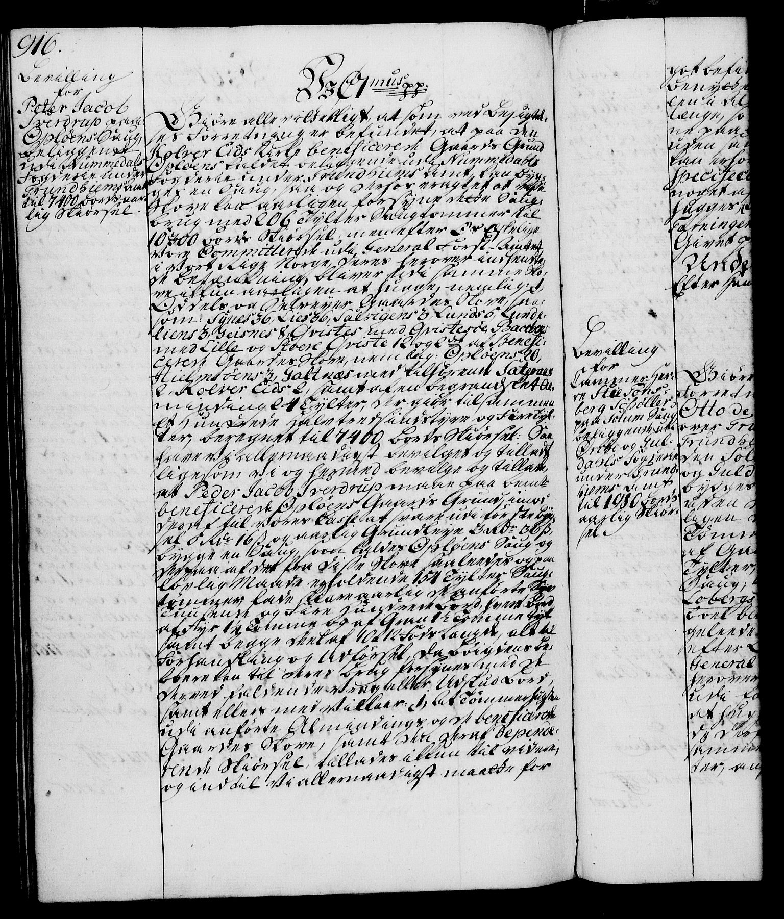 Rentekammeret, Kammerkanselliet, AV/RA-EA-3111/G/Gg/Gga/L0007: Norsk ekspedisjonsprotokoll med register (merket RK 53.7), 1759-1768, p. 916