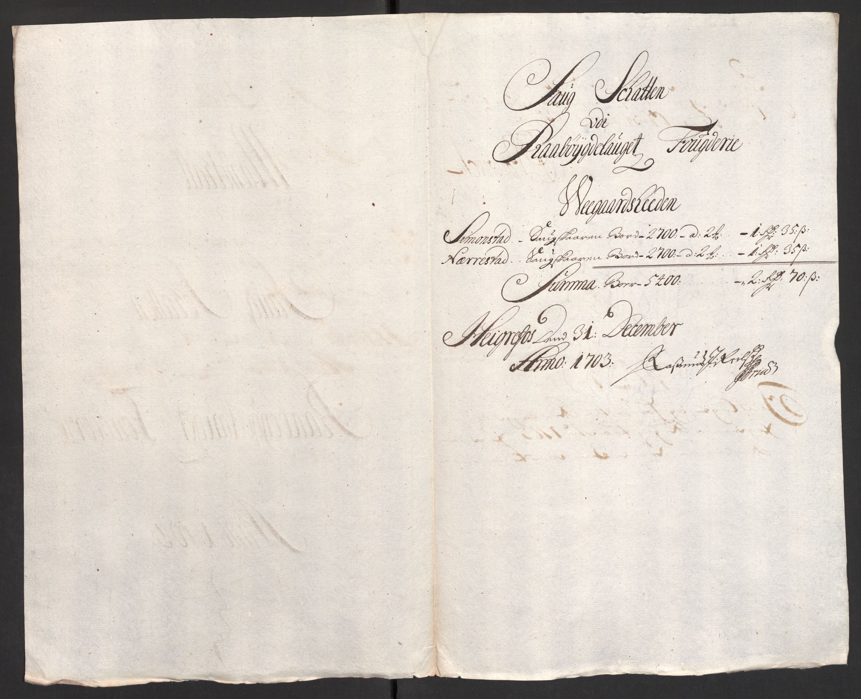 Rentekammeret inntil 1814, Reviderte regnskaper, Fogderegnskap, RA/EA-4092/R40/L2447: Fogderegnskap Råbyggelag, 1703-1705, p. 57