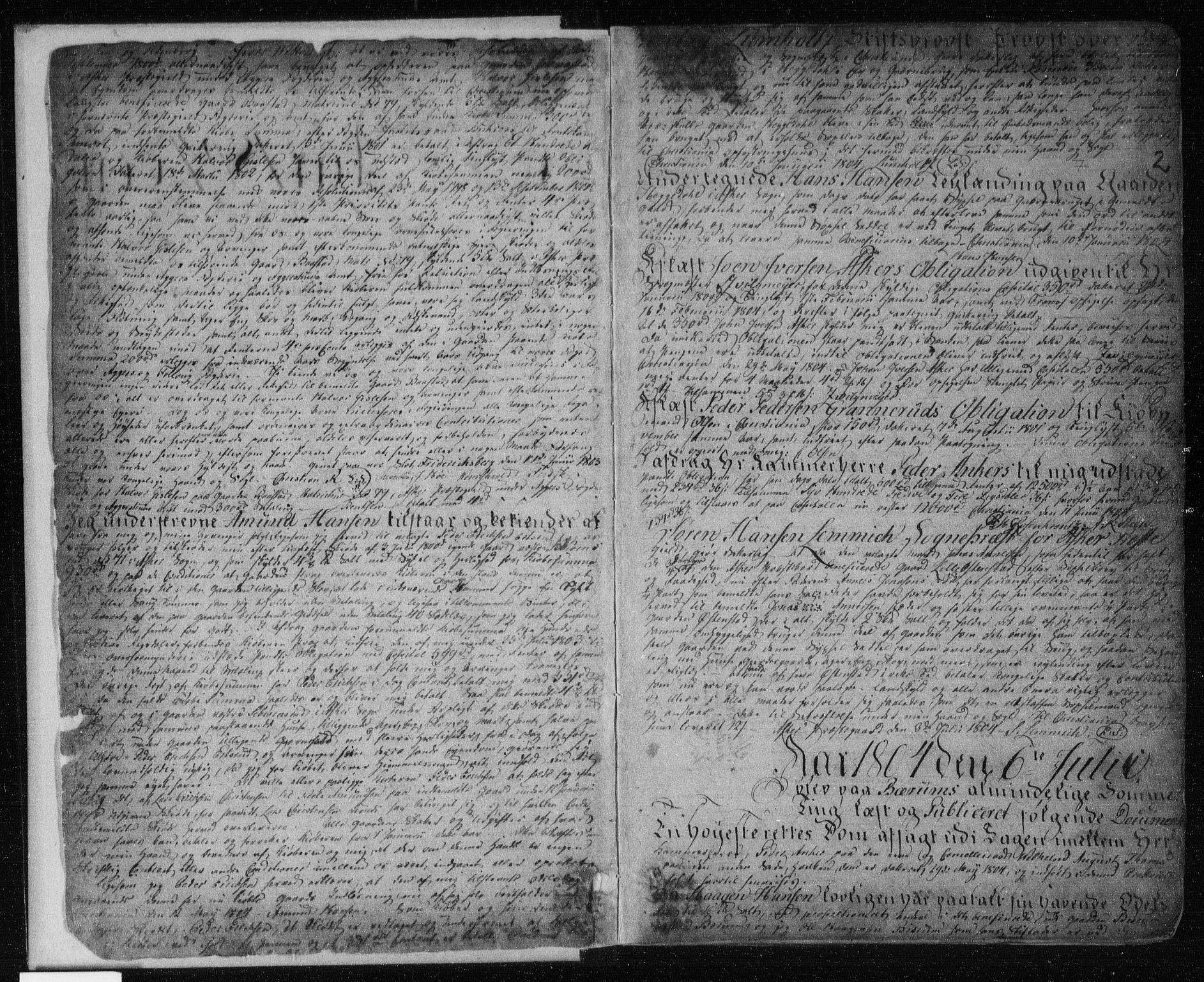 Aker sorenskriveri, AV/SAO-A-10895/G/Gb/Gba/L0007: Mortgage book no. I 7, 1804-1813, p. 2