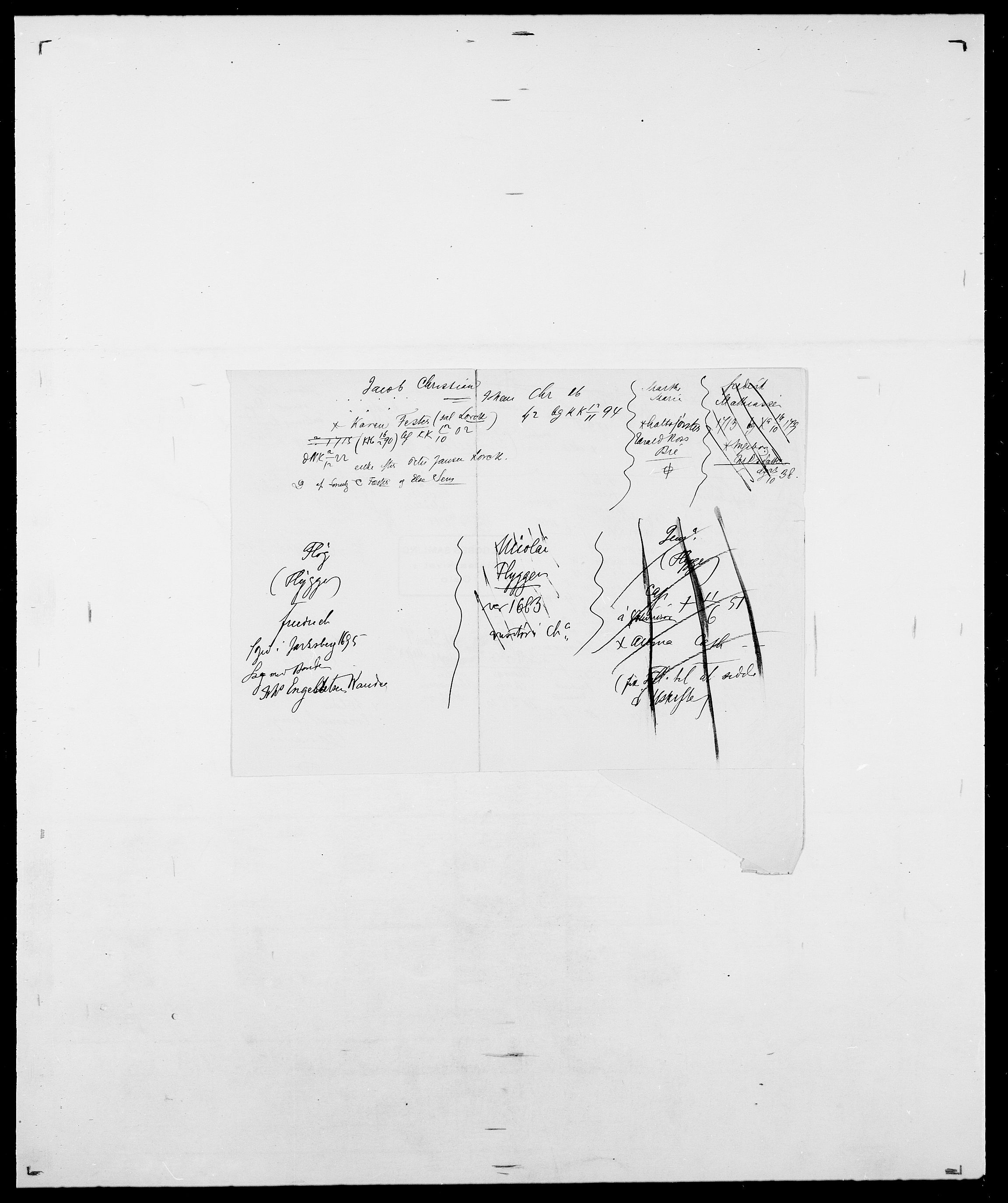 Delgobe, Charles Antoine - samling, AV/SAO-PAO-0038/D/Da/L0012: Flor, Floer, Flohr - Fritzner, p. 492
