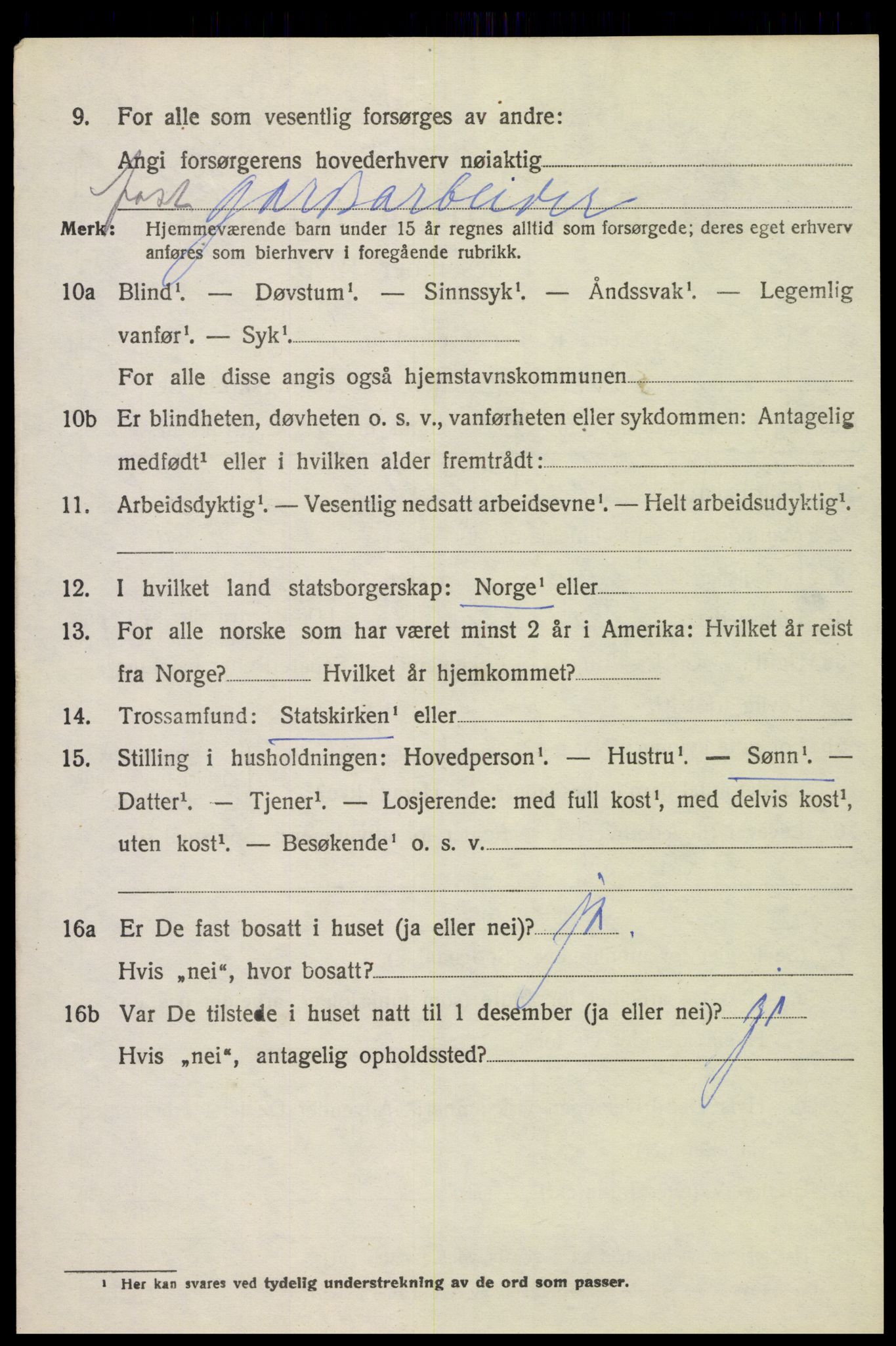 SAH, 1920 census for Romedal, 1920, p. 7744