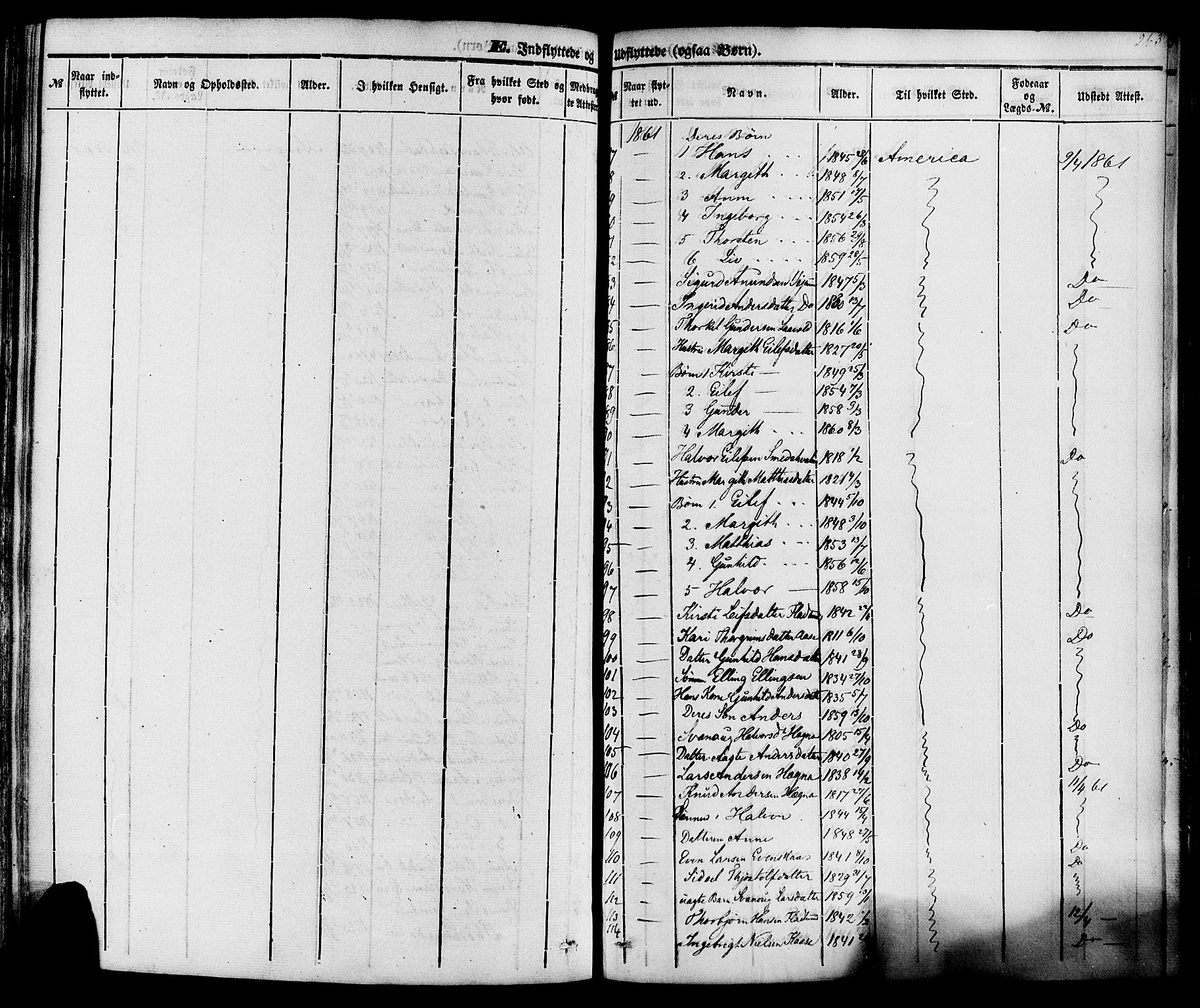 Sauherad kirkebøker, AV/SAKO-A-298/F/Fa/L0007: Parish register (official) no. I 7, 1851-1873, p. 263