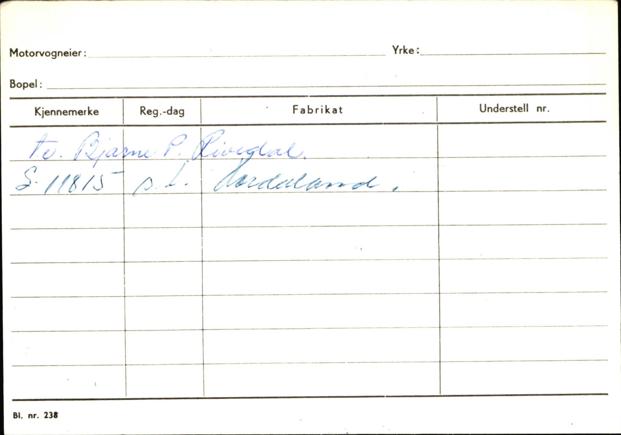 Statens vegvesen, Sogn og Fjordane vegkontor, AV/SAB-A-5301/4/F/L0125: Eigarregister Sogndal V-Å. Aurland A-Å. Fjaler A-N, 1945-1975, p. 1684