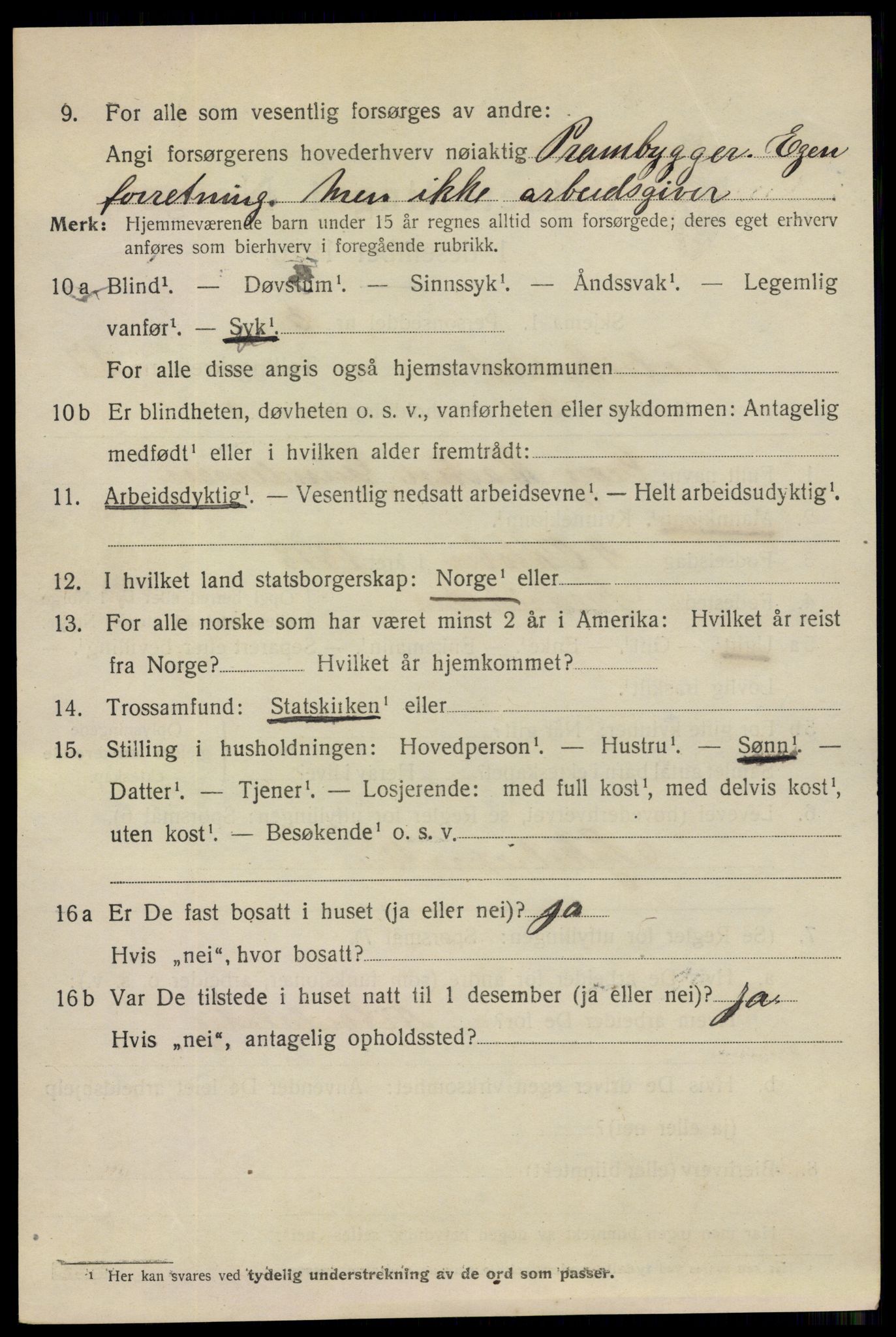 SAO, 1920 census for Fredrikstad, 1920, p. 38948