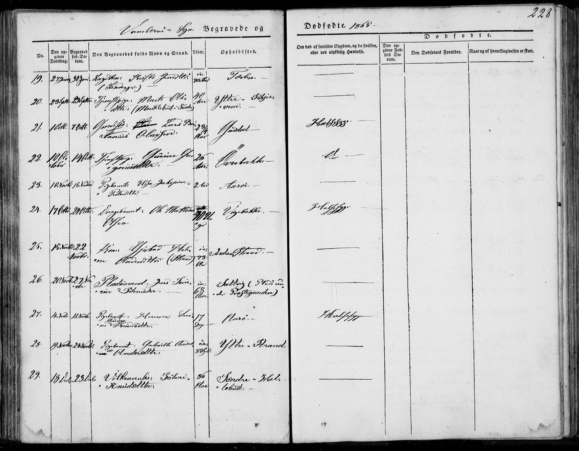 Ministerialprotokoller, klokkerbøker og fødselsregistre - Møre og Romsdal, AV/SAT-A-1454/501/L0006: Parish register (official) no. 501A06, 1844-1868, p. 228