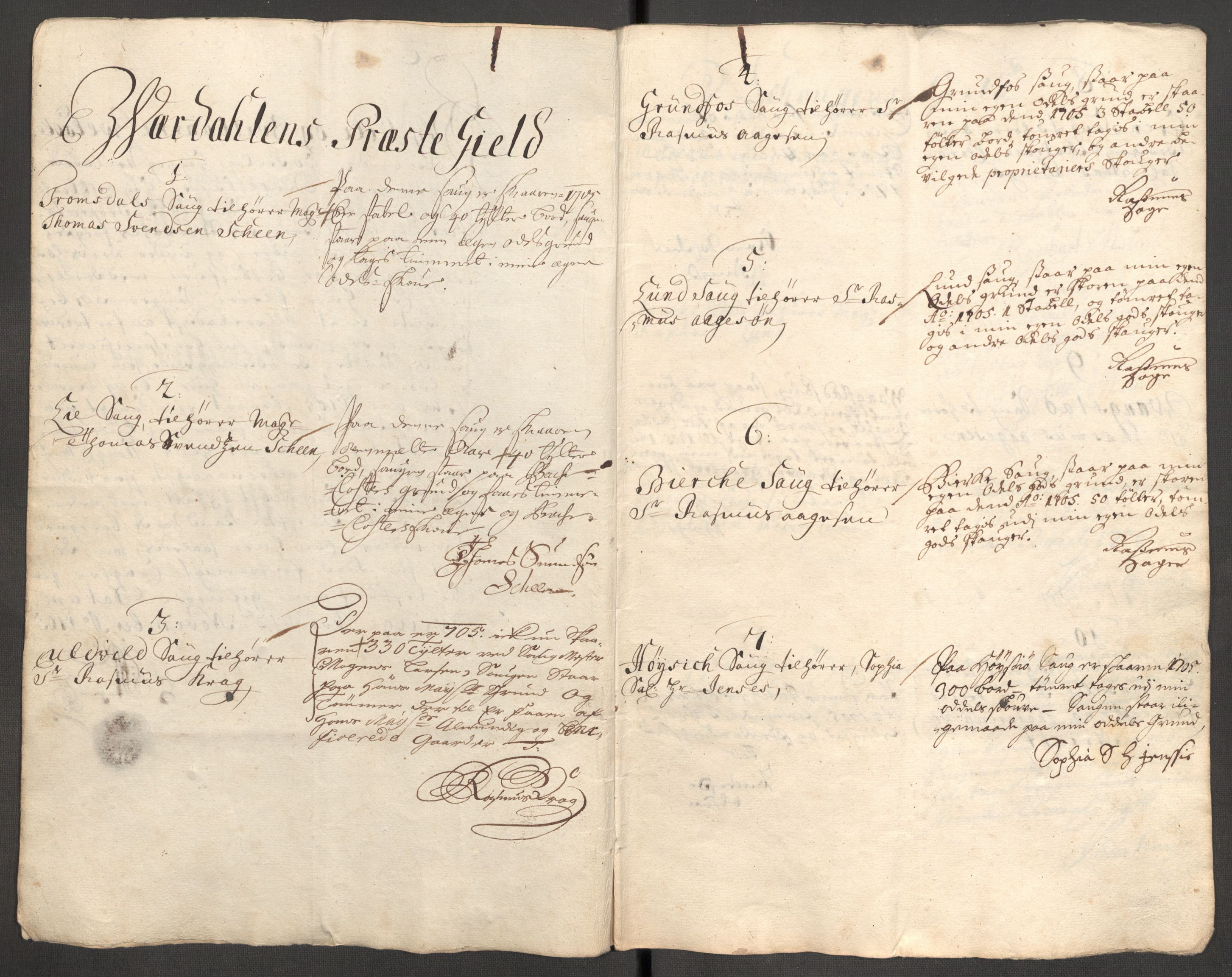 Rentekammeret inntil 1814, Reviderte regnskaper, Fogderegnskap, AV/RA-EA-4092/R62/L4196: Fogderegnskap Stjørdal og Verdal, 1705-1706, p. 163