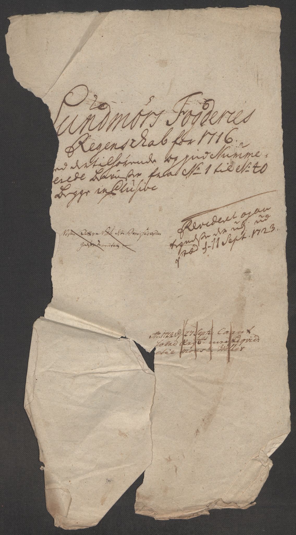 Rentekammeret inntil 1814, Reviderte regnskaper, Fogderegnskap, AV/RA-EA-4092/R54/L3568: Fogderegnskap Sunnmøre, 1716, p. 220