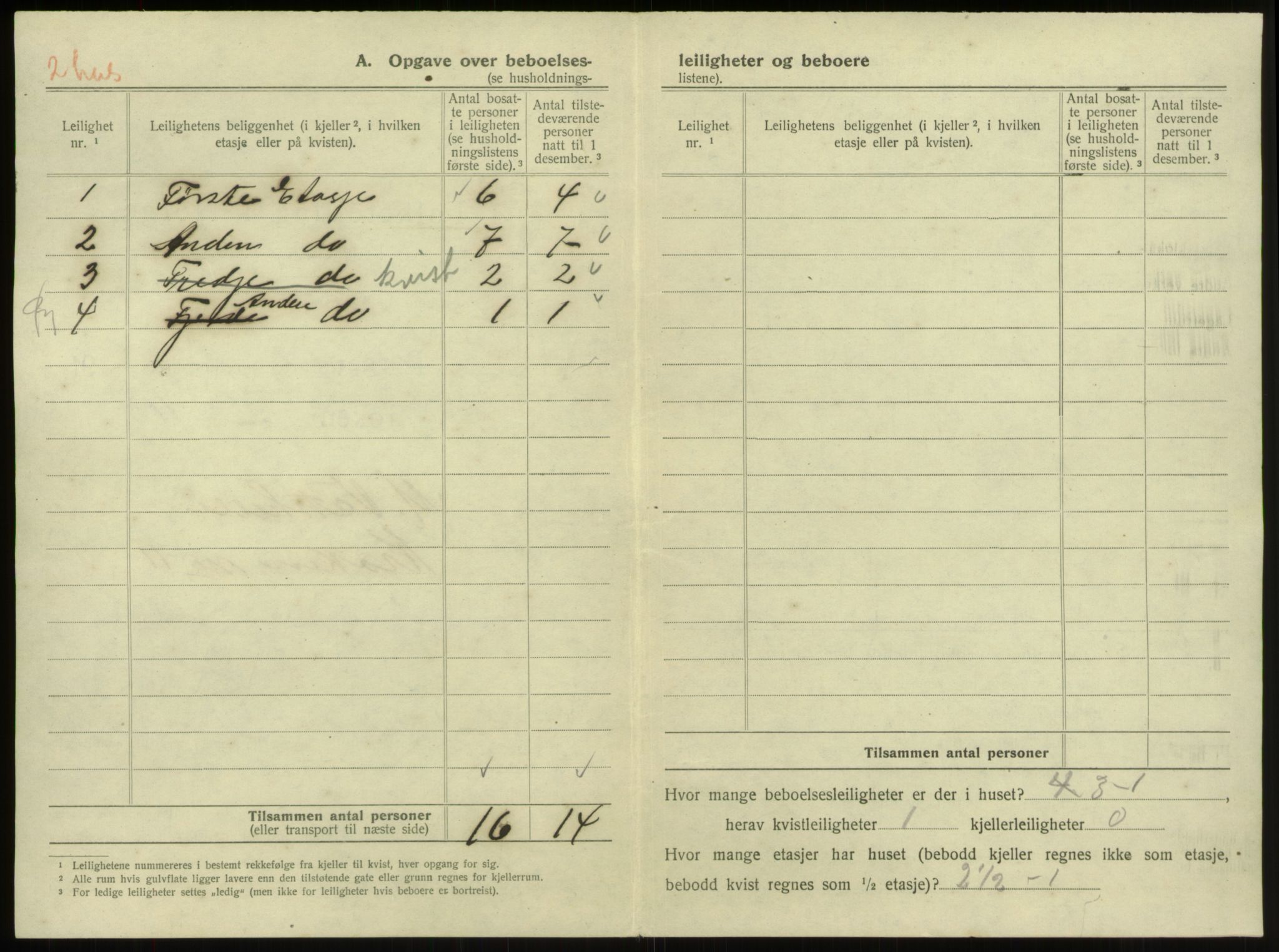 SAB, 1920 census for Bergen, 1920, p. 8719