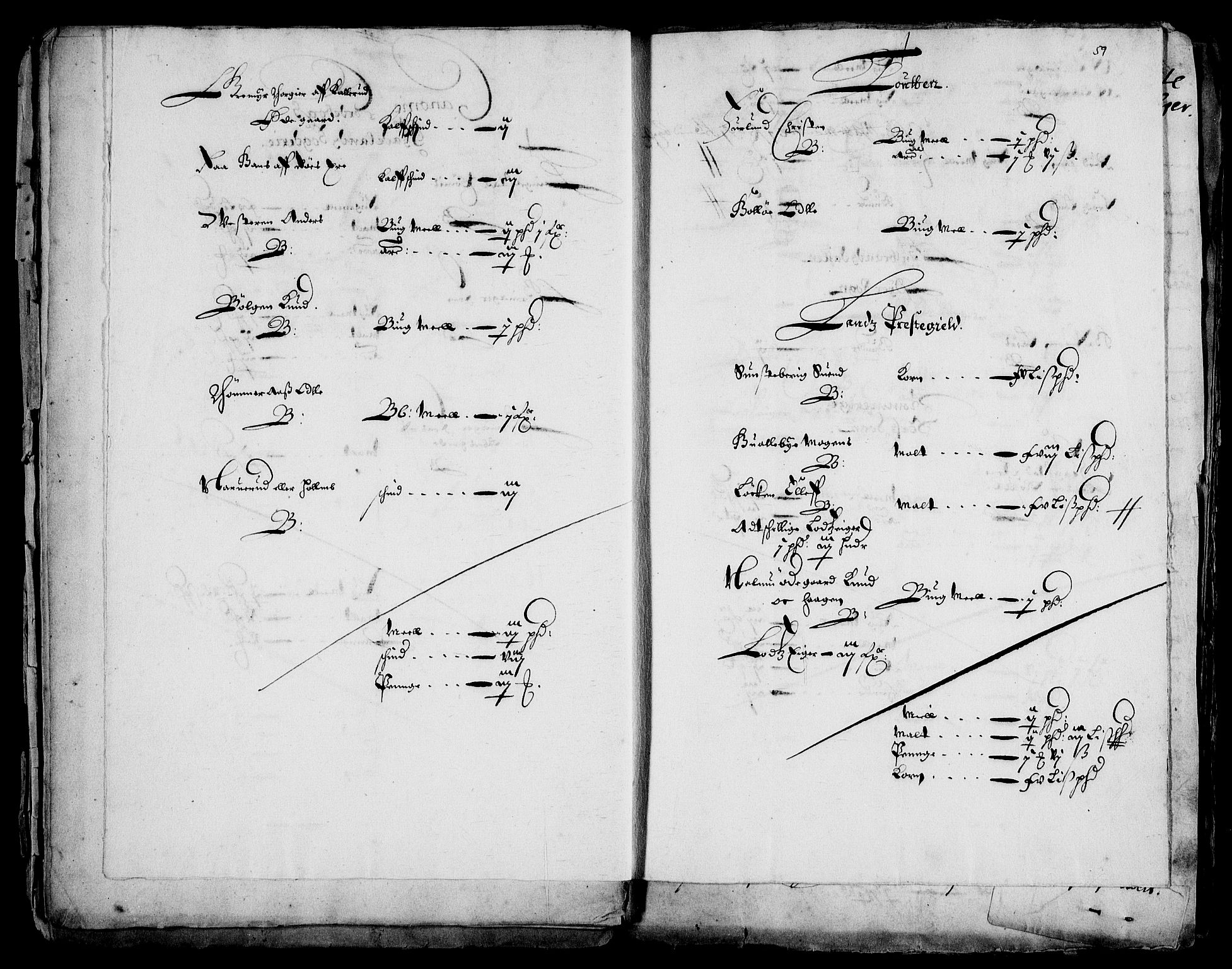 Rentekammeret inntil 1814, Realistisk ordnet avdeling, AV/RA-EA-4070/Fc/Fca/L0001/0003: [Ca I]  Akershus stift / Kristiania kapitels jordebok, 1662, p. 58-59